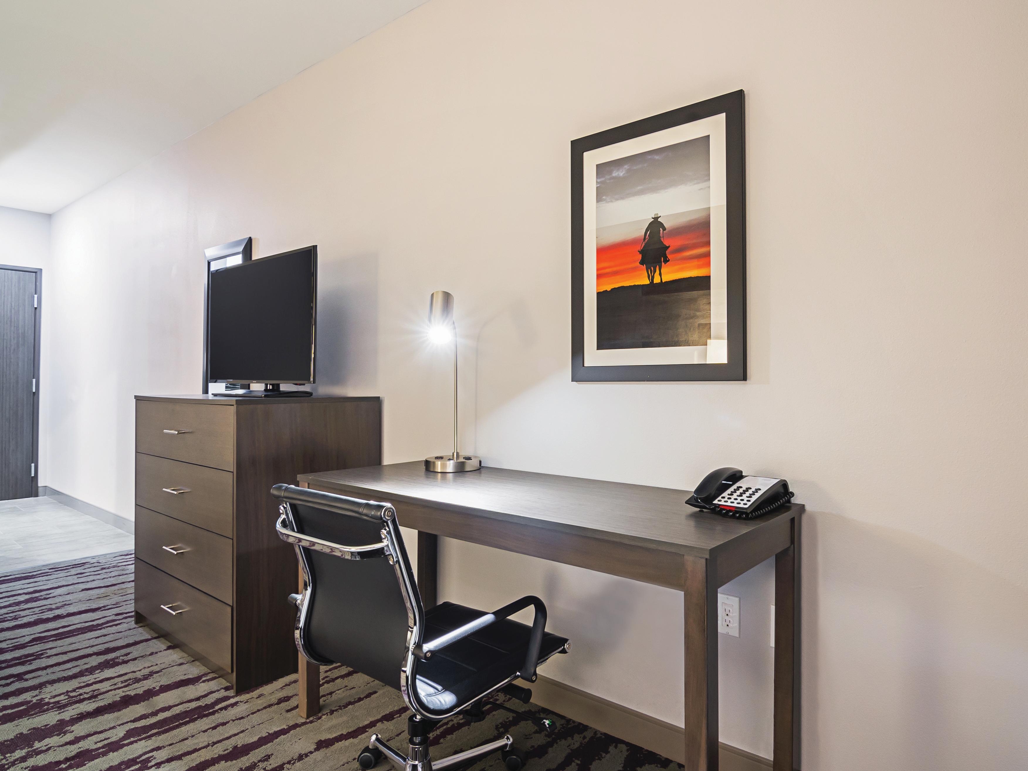 Guest room at the La Quinta Inn & Suites by Wyndham Dallas - Wylie in Wylie, Texas