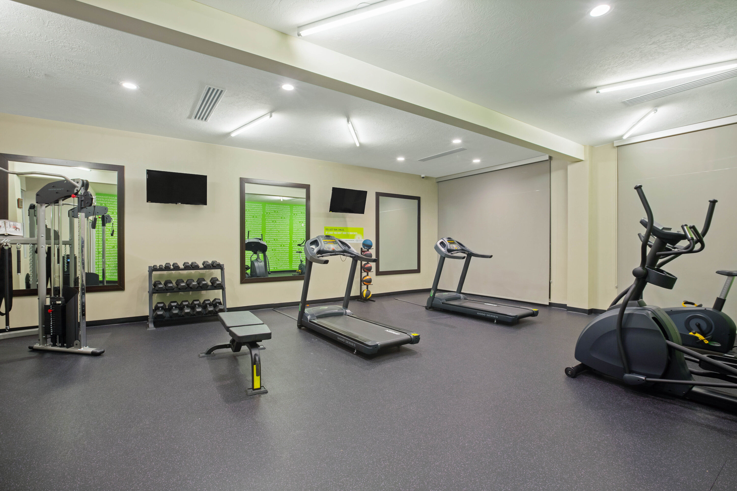 Fitness room at La Quinta Inn & Suites by Wyndham Cedar City in Cedar City, Utah