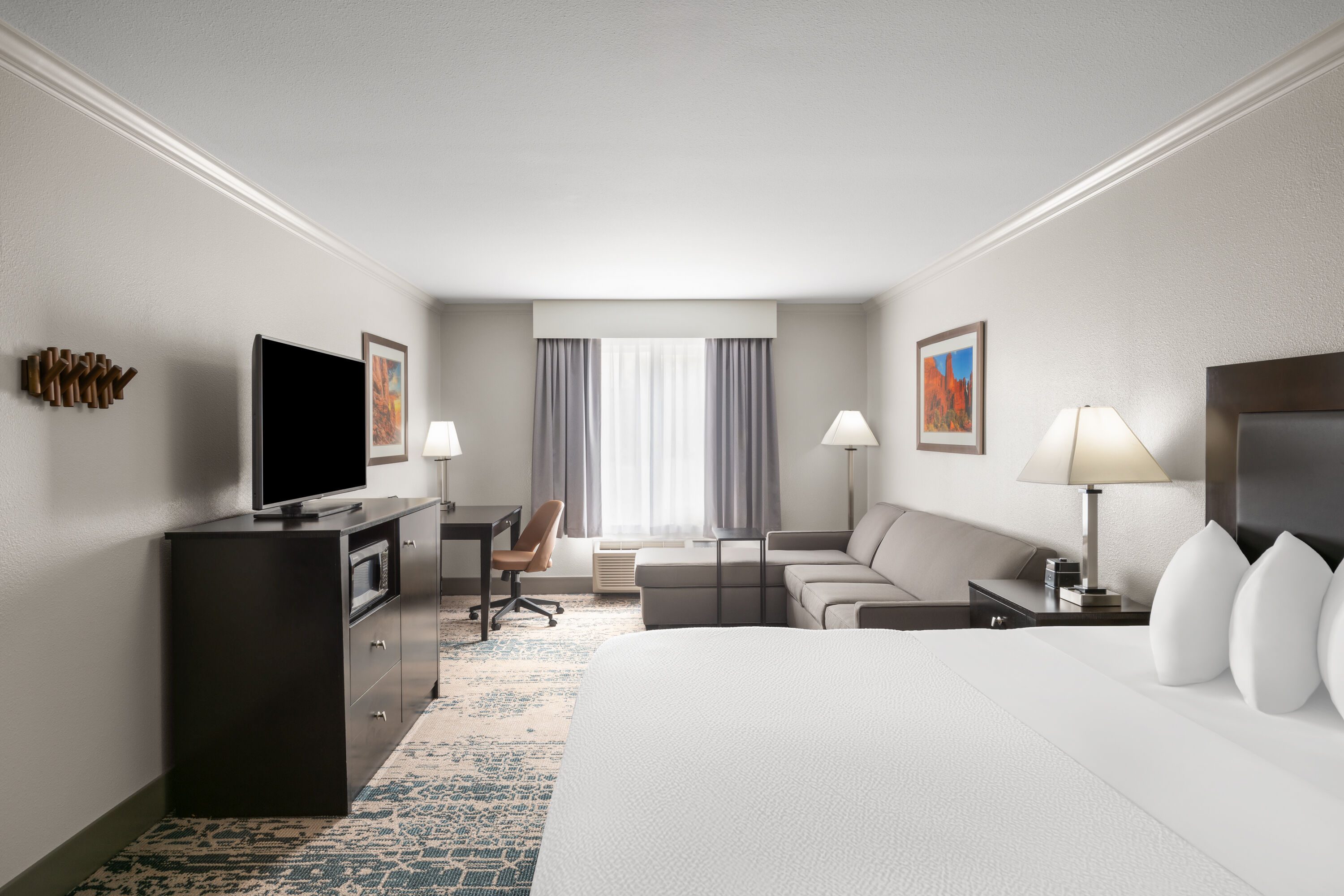 Guest room at the La Quinta Inn & Suites by Wyndham Moab in Moab, Utah