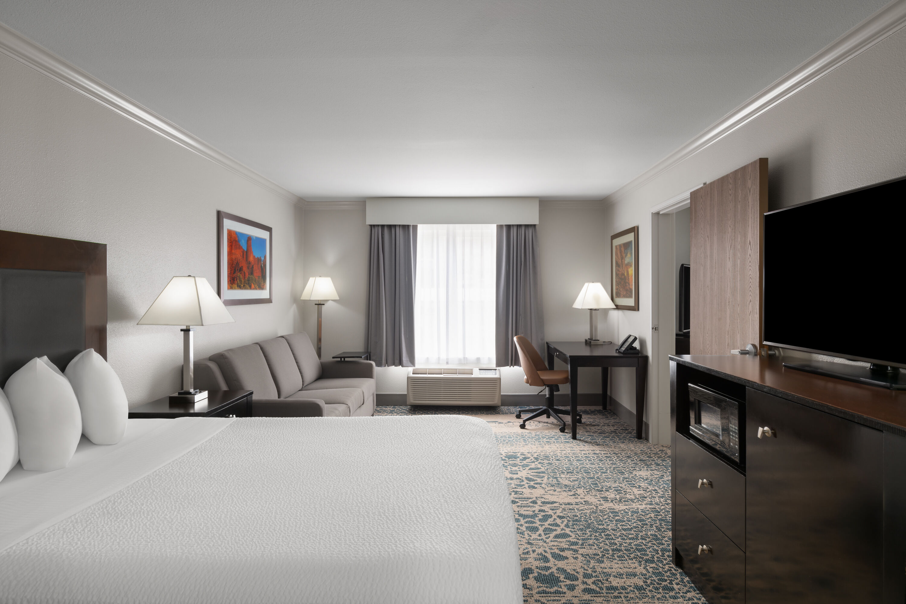 Guest room at the La Quinta Inn & Suites by Wyndham Moab in Moab, Utah