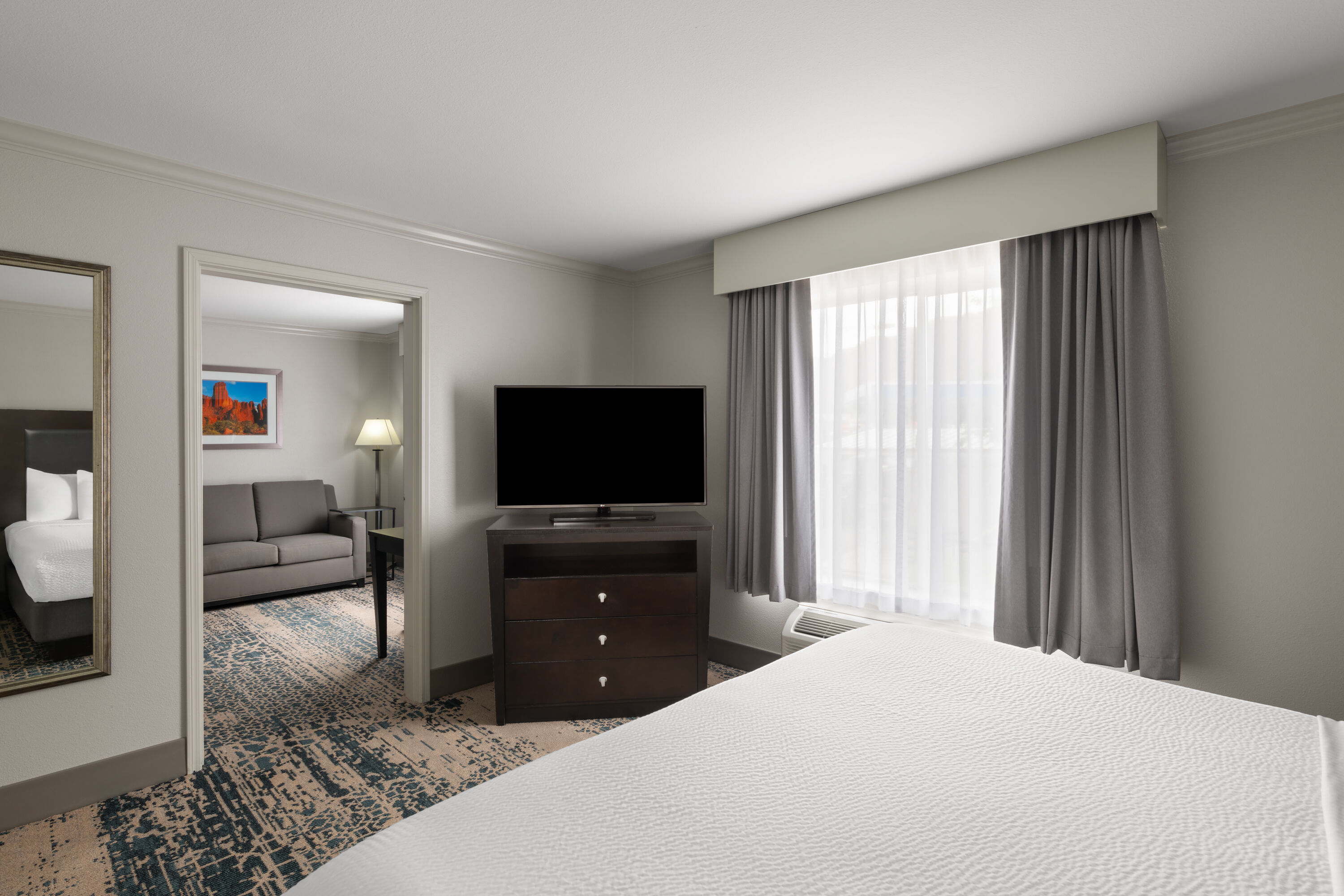 Guest room at the La Quinta Inn & Suites by Wyndham Moab in Moab, Utah