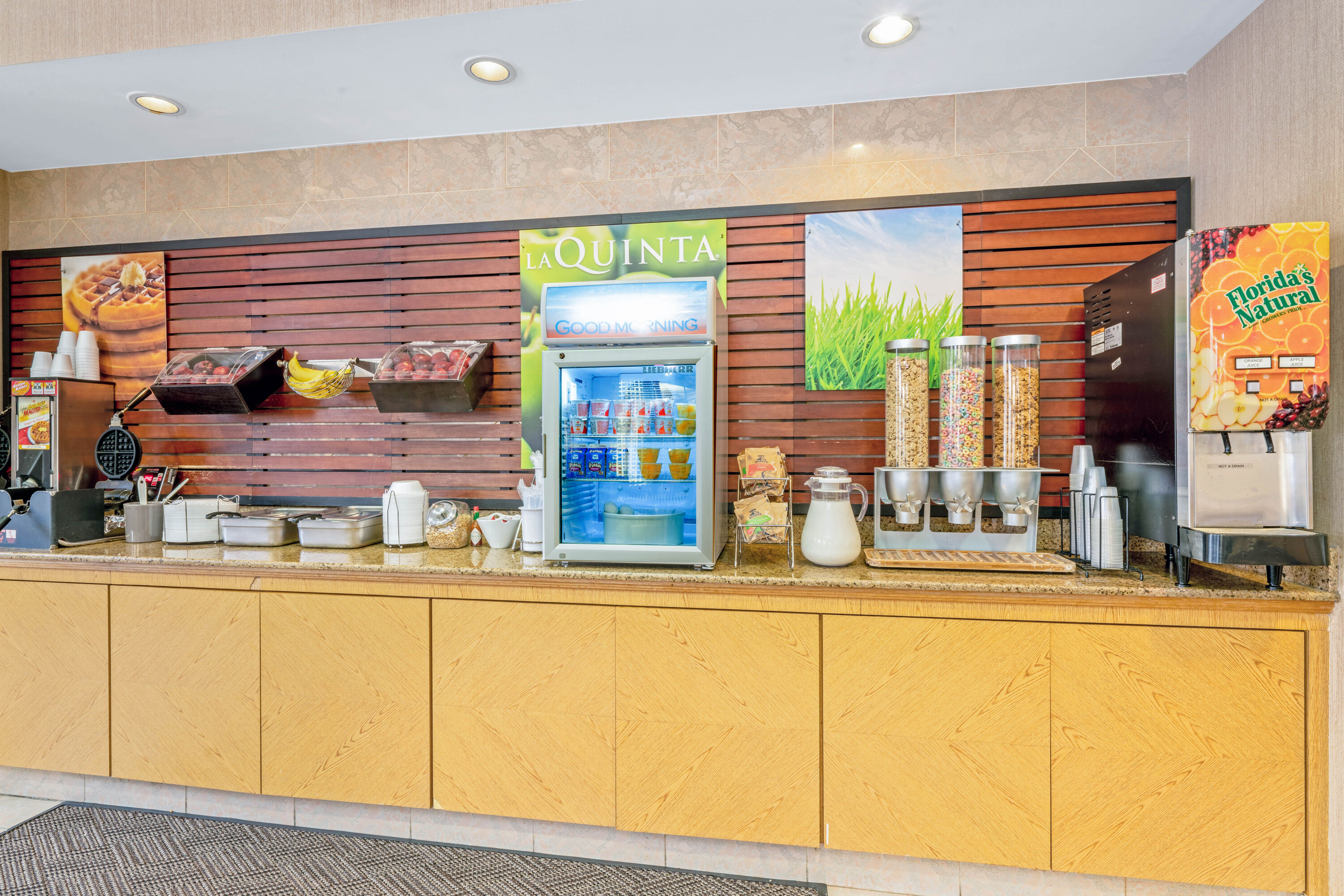 Free breakfast at La Quinta Inn & Suites by Wyndham Salt Lake City Airport in Salt Lake City, Utah