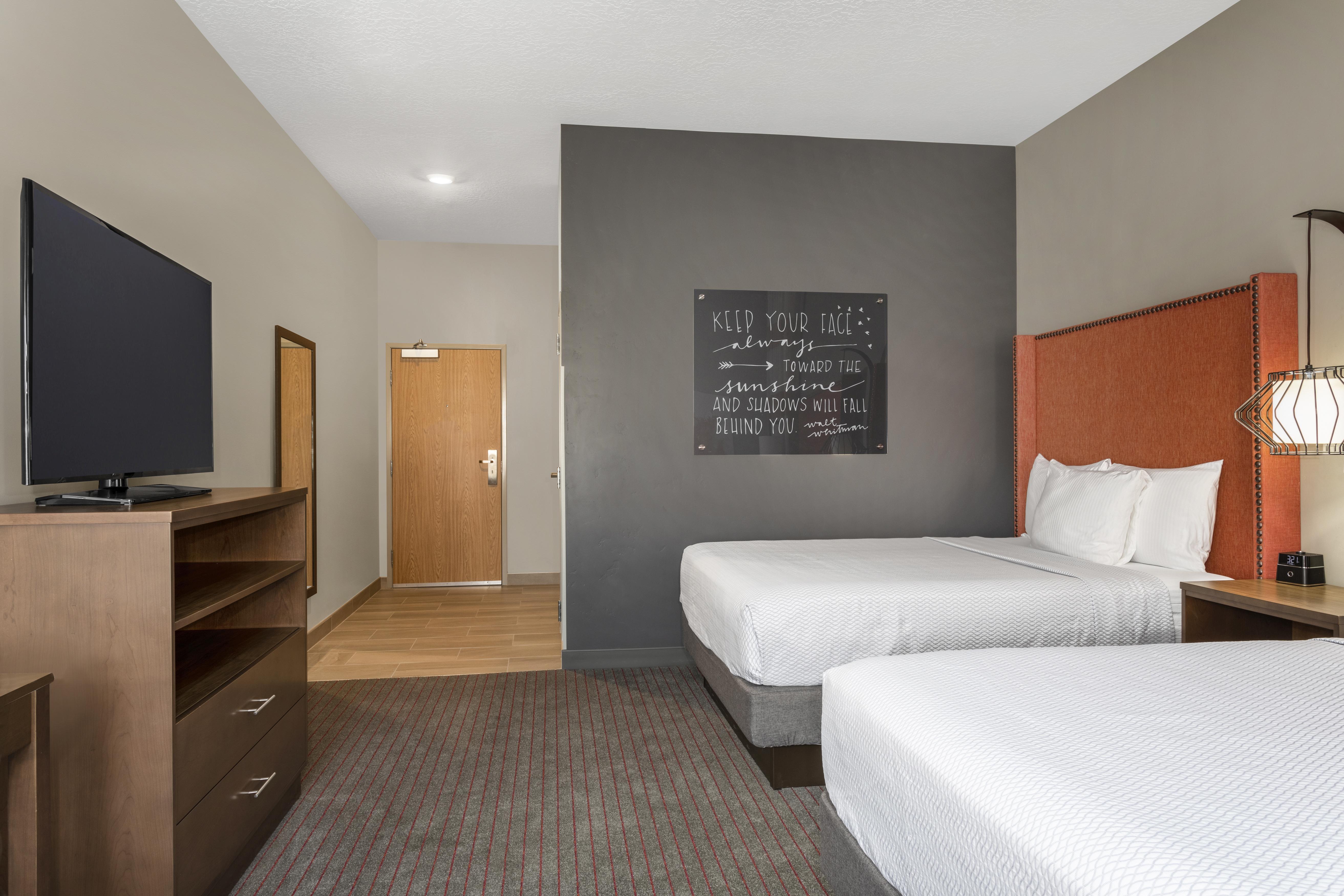 Guest room at the La Quinta Inn & Suites by Wyndham South Jordan in South Jordan, Utah
