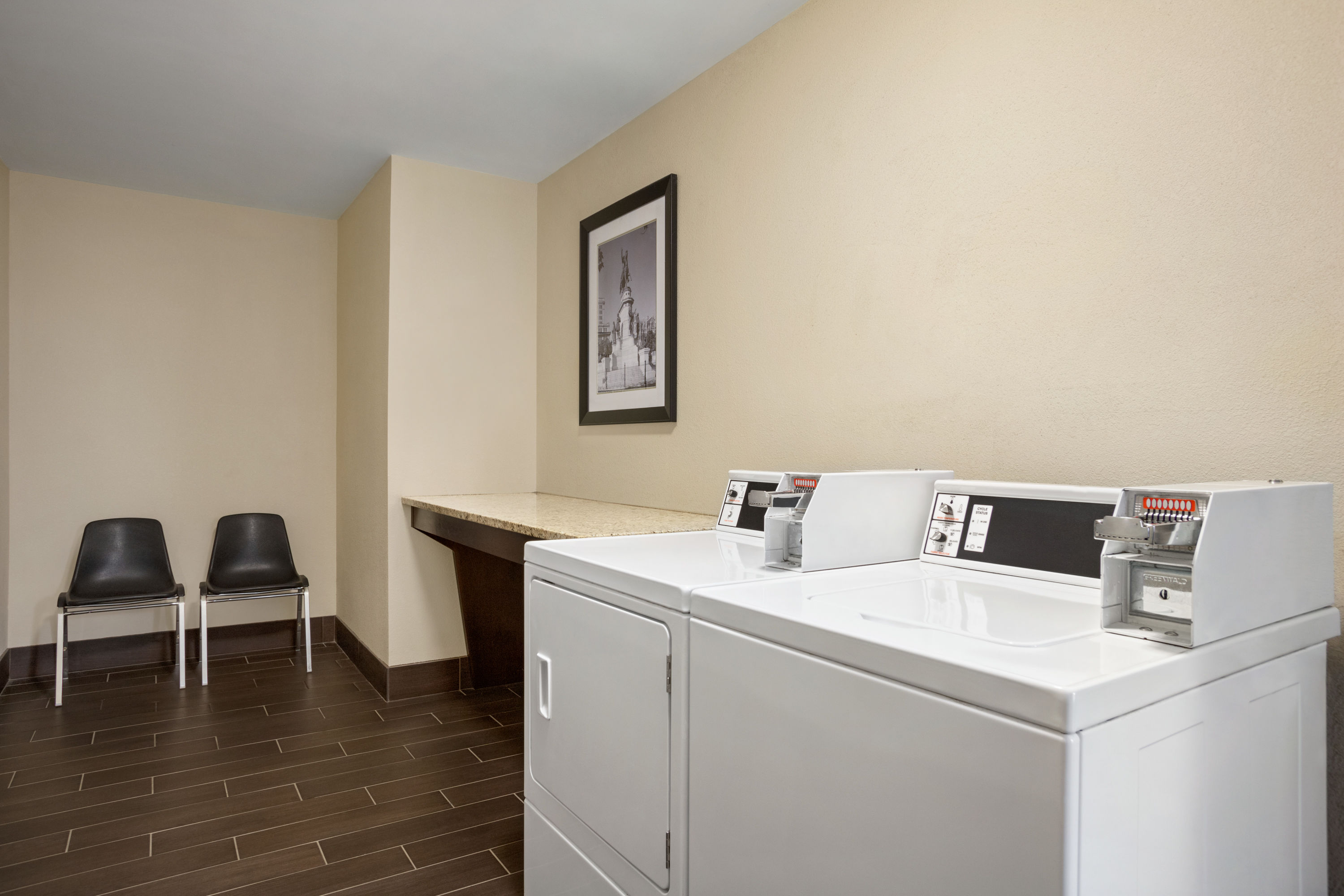 Laundry facilities at La Quinta Inn & Suites by Wyndham Richmond-Midlothian in Midlothian, Virginia