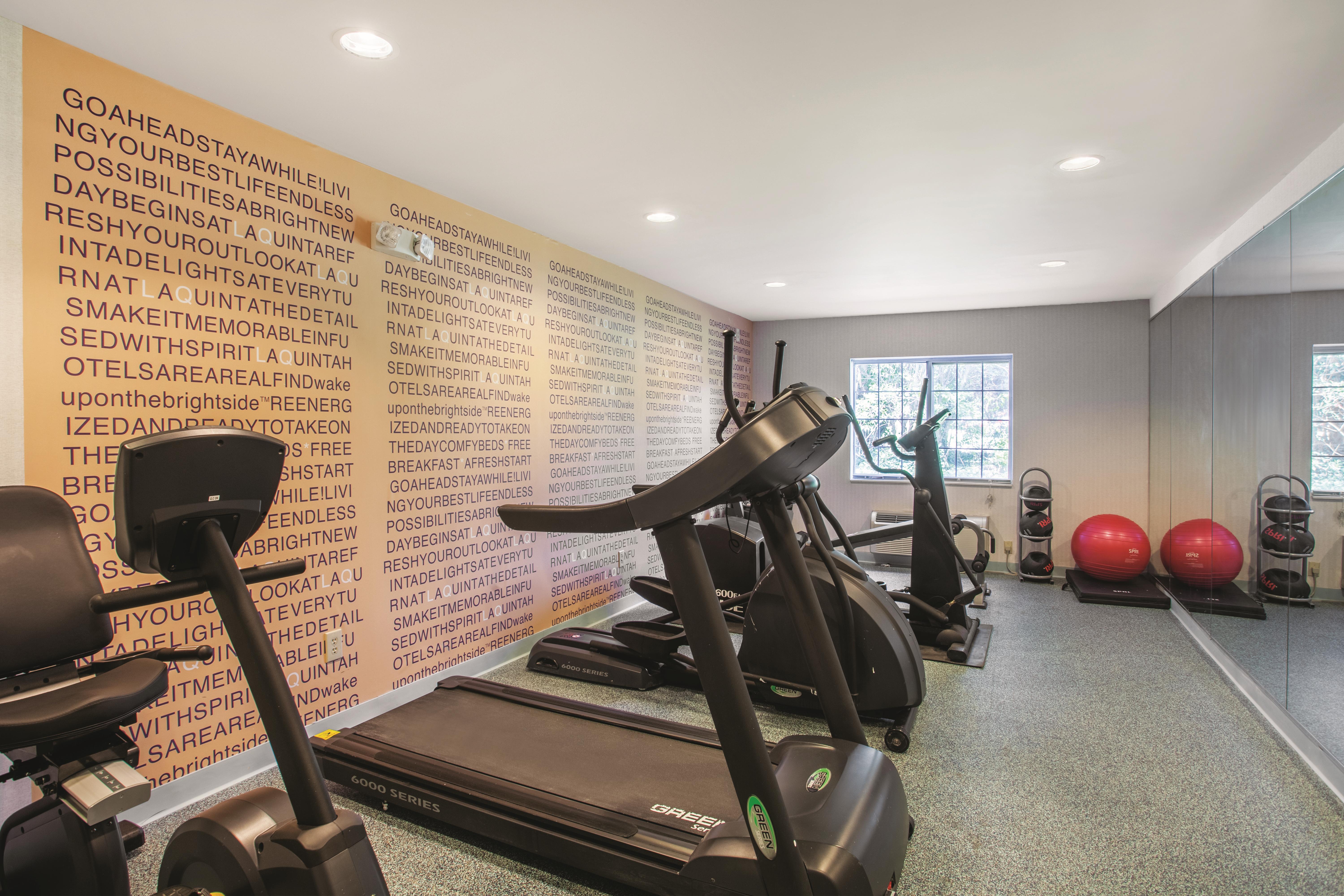Fitness room at La Quinta Inn by Wyndham Richmond South in Richmond, Virginia