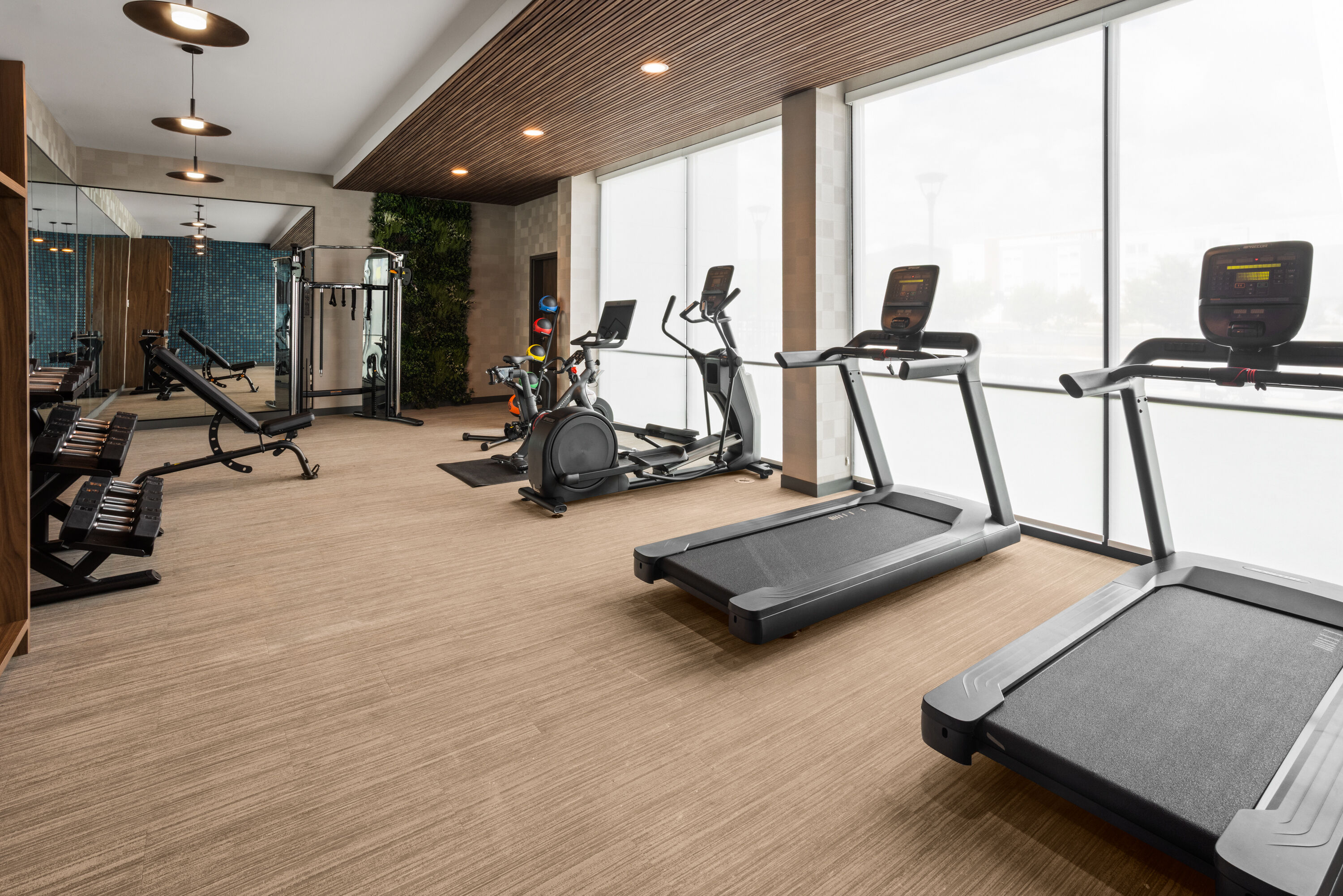 Fitness room at La Quinta Inn & Suites by Wyndham Roanoke Hollins/I-81 in Roanoke, Virginia