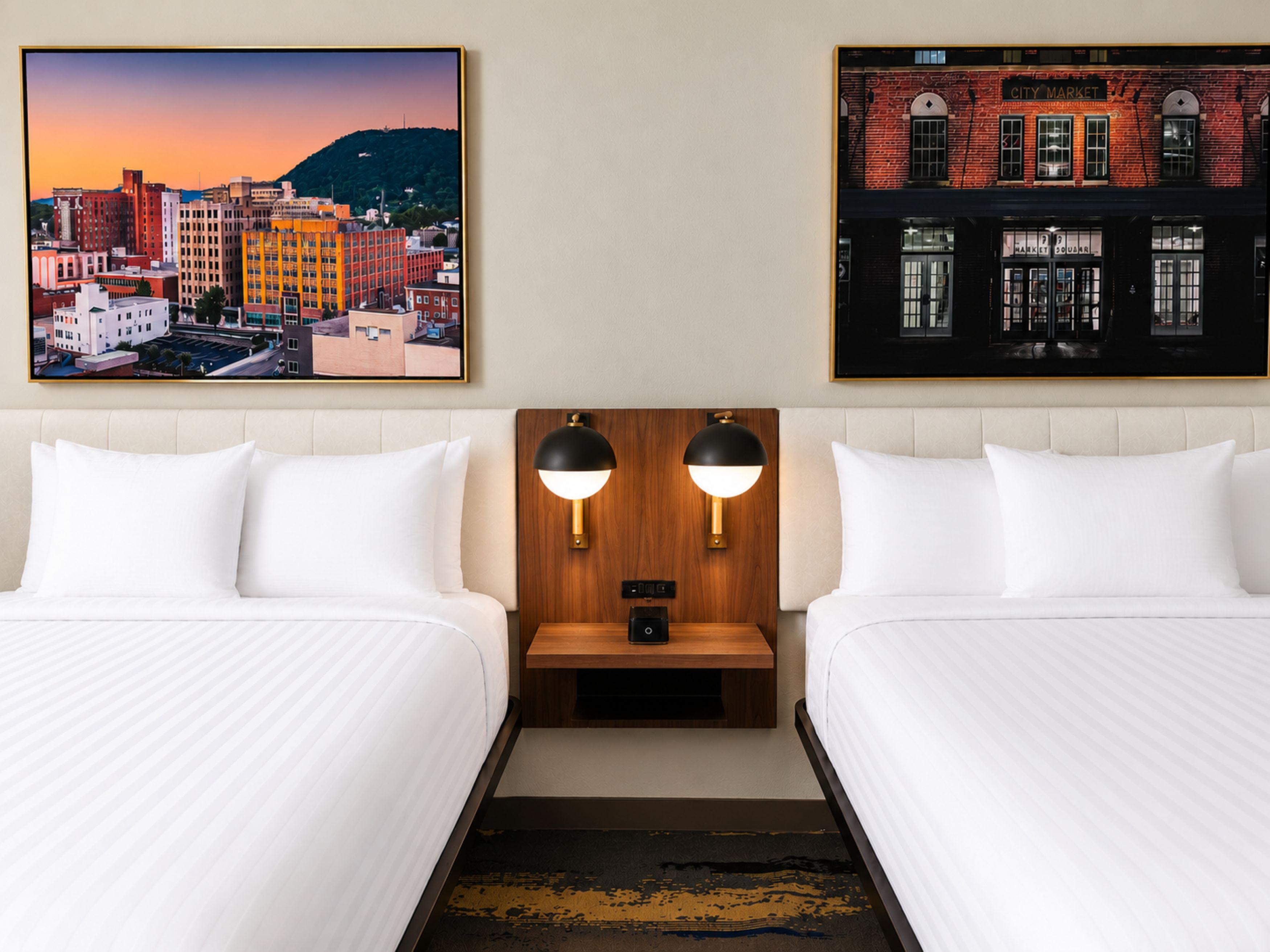 Guest room at the La Quinta Inn & Suites by Wyndham Roanoke Hollins/I-81 in Roanoke, Virginia