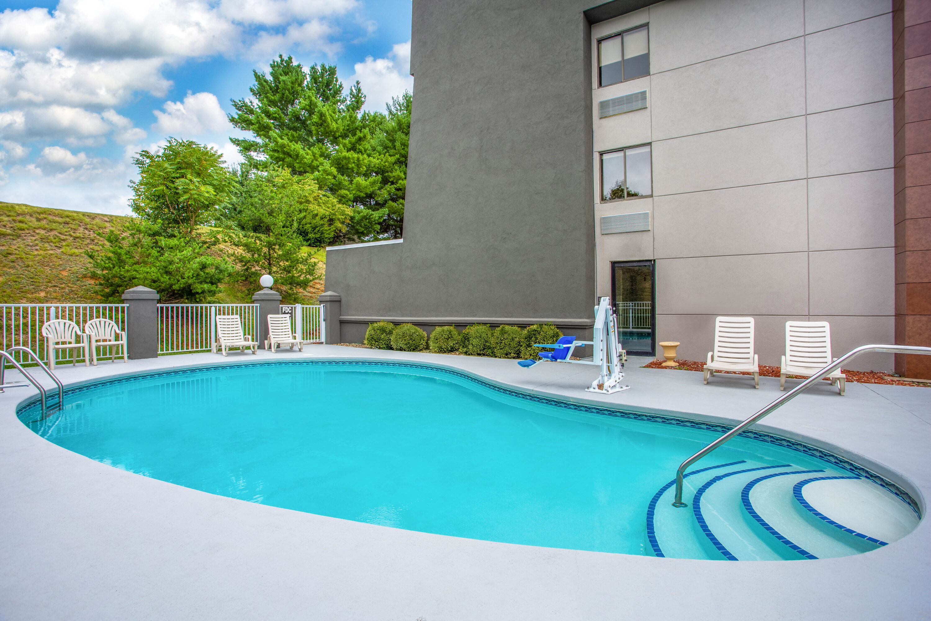 Pool at the La Quinta Inn & Suites by Wyndham Roanoke Salem in Salem, Virginia