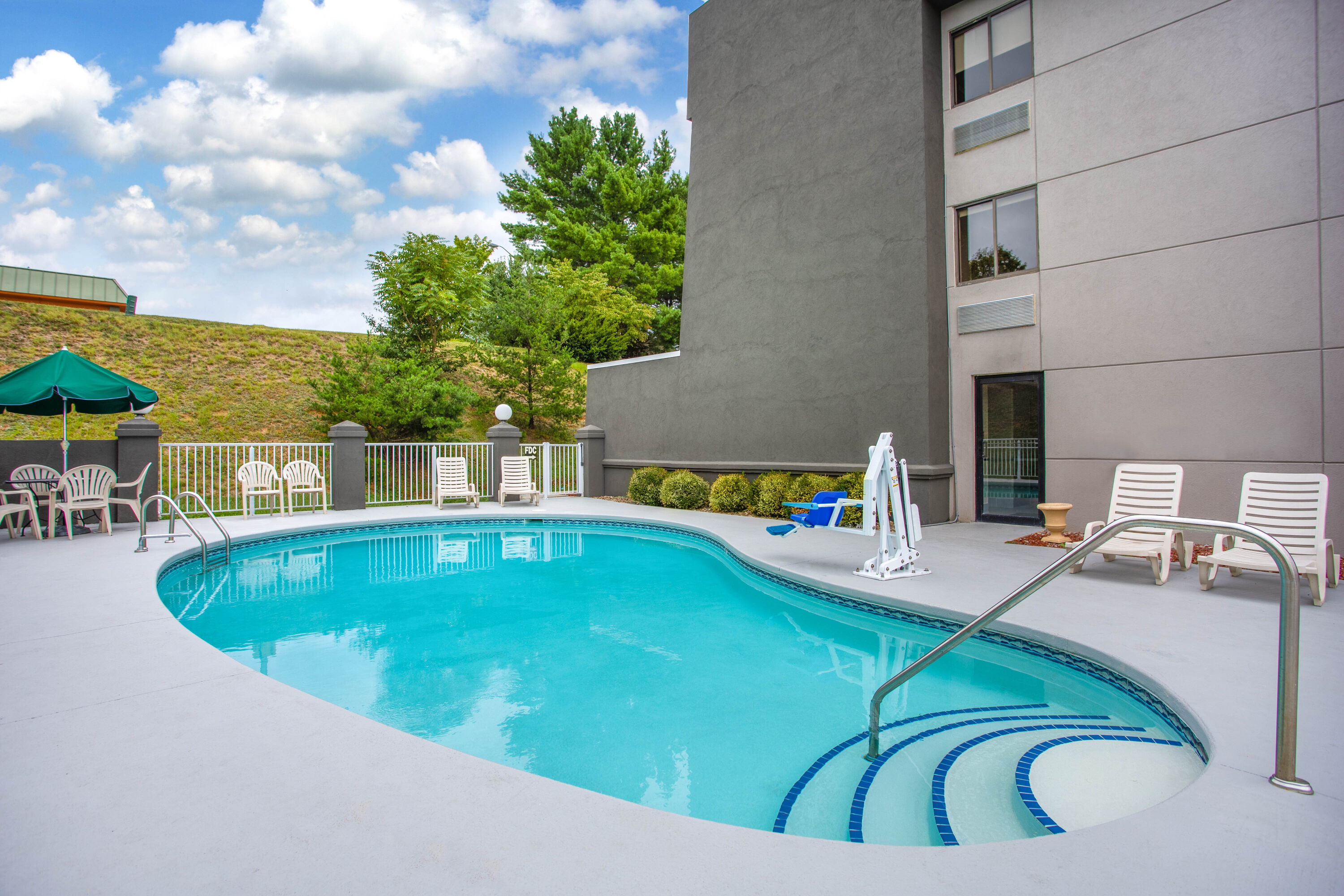 Pool at the La Quinta Inn & Suites by Wyndham Roanoke Salem in Salem, Virginia