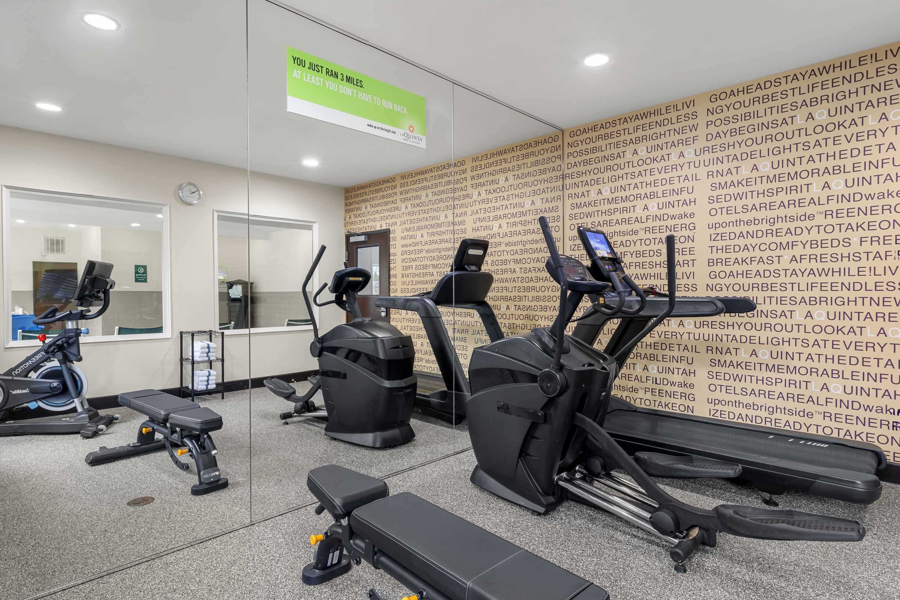 Fitness room at La Quinta Inn & Suites by Wyndham Auburn in Auburn, Washington