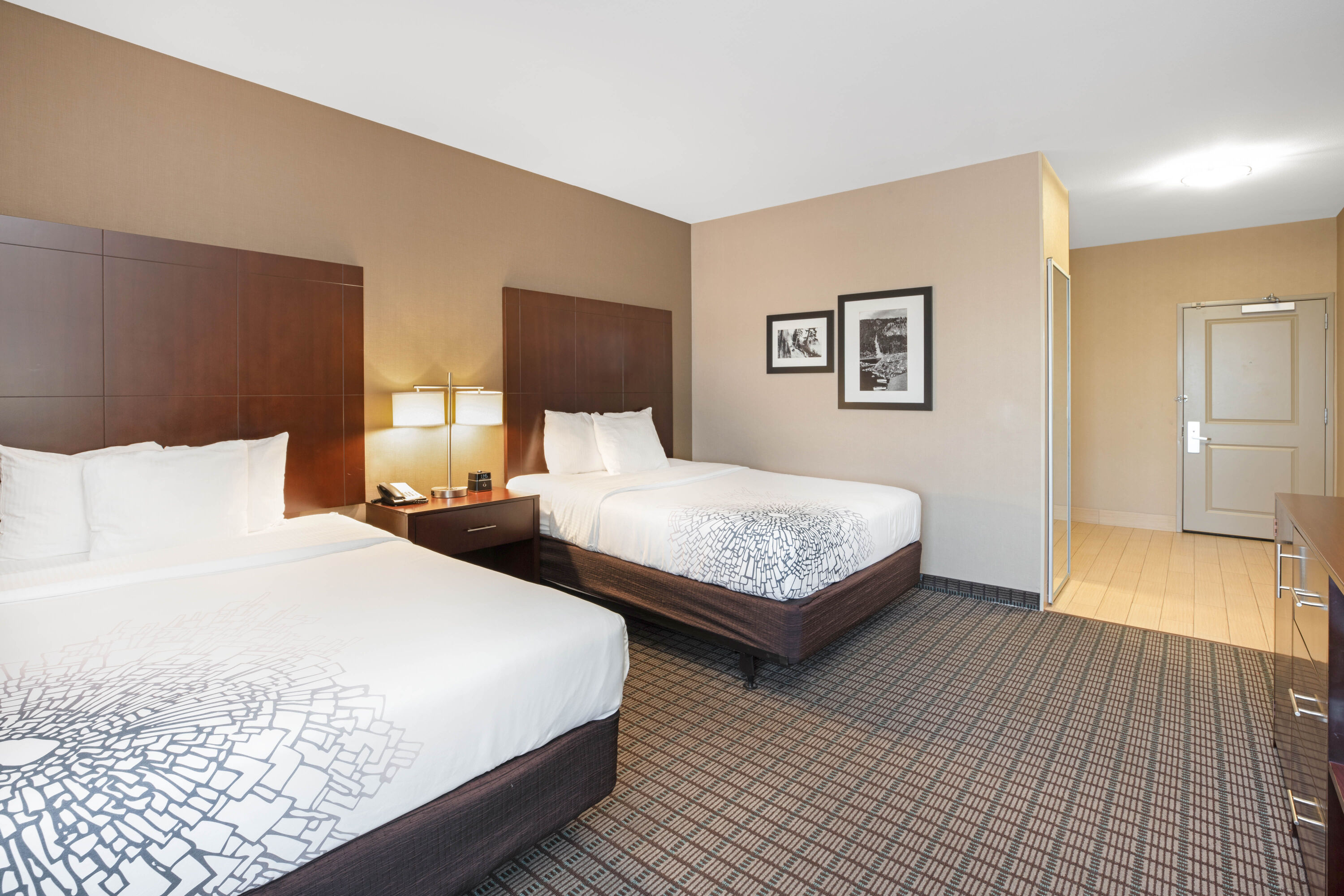 Guest room at the La Quinta Inn & Suites by Wyndham Bellingham in Bellingham, Washington
