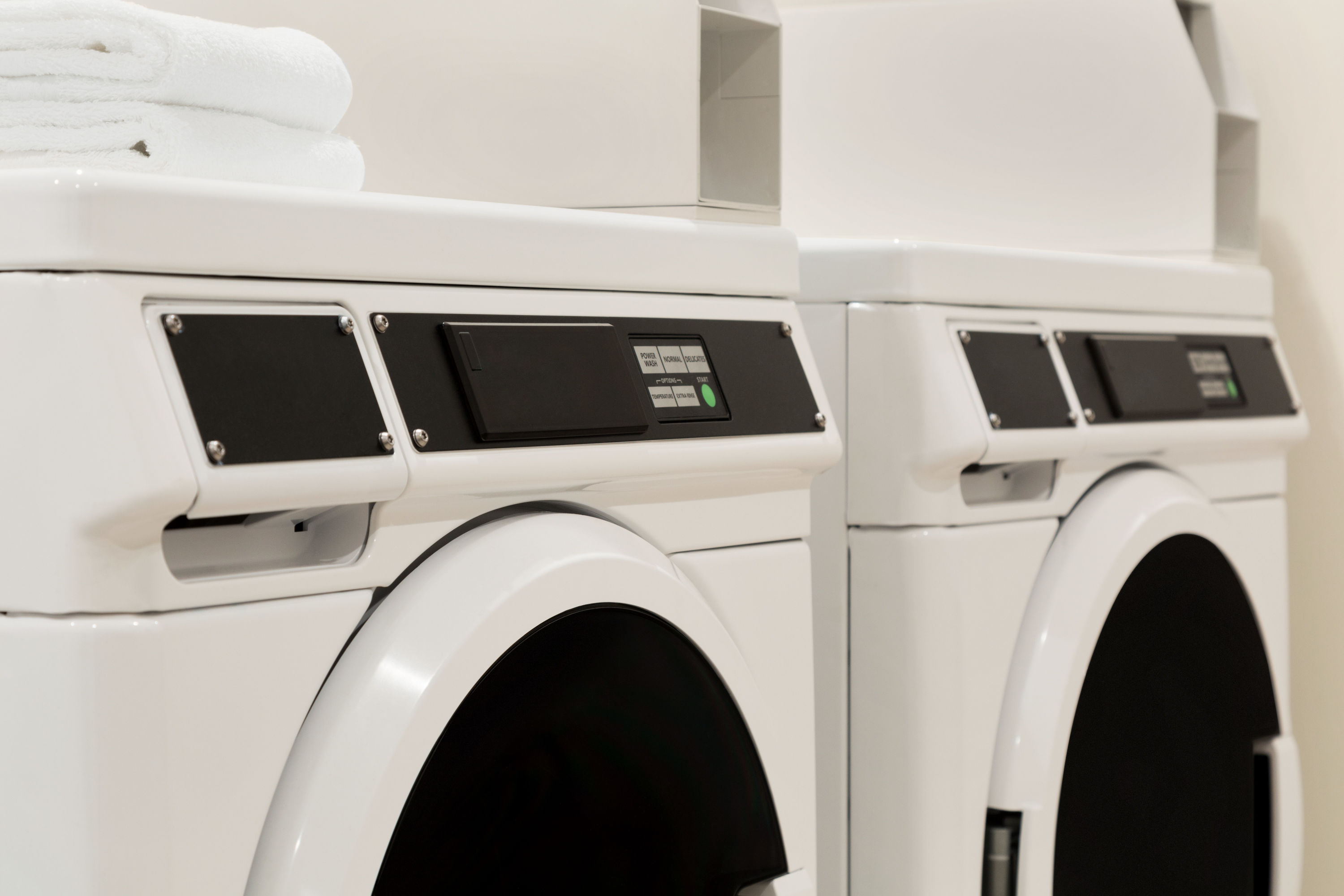 Laundry facilities at La Quinta Inn & Suites by Wyndham Burlington in Burlington, Washington
