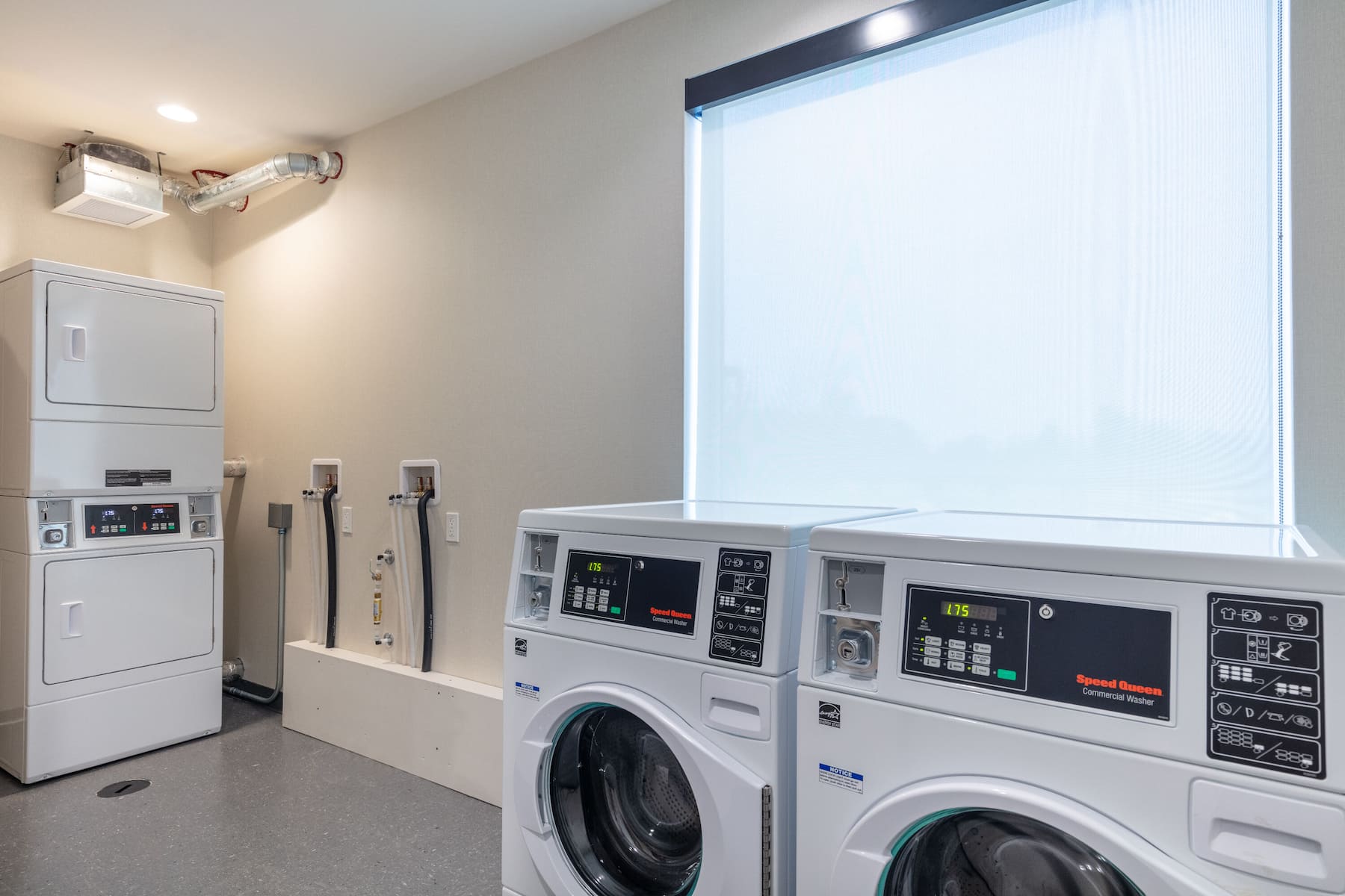 Laundry facilities at La Quinta Inn & Suites by Wyndham Centralia in Centralia, Washington