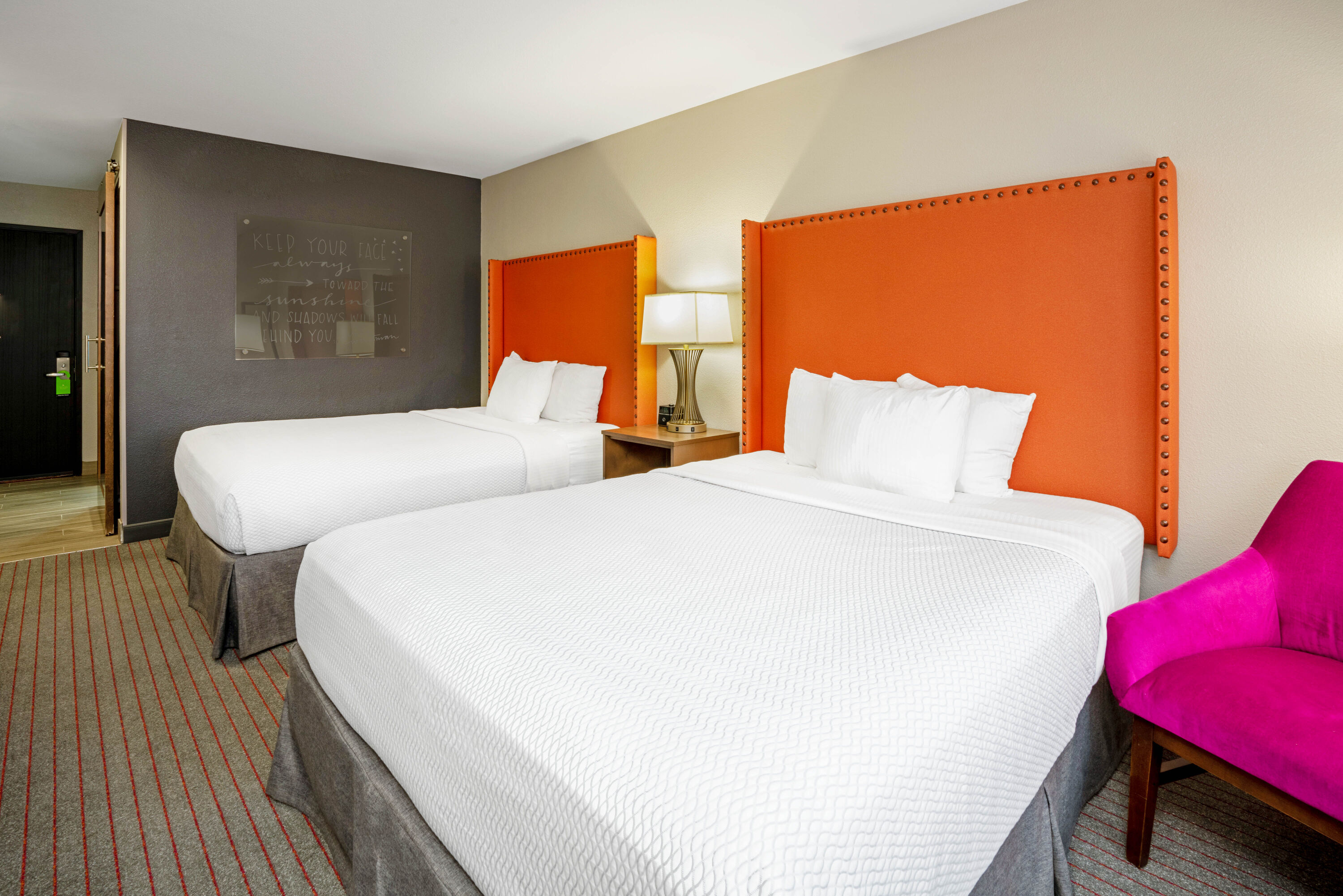 Guest room at the La Quinta Inn & Suites by Wyndham Seattle Federal Way in Federal Way, Washington