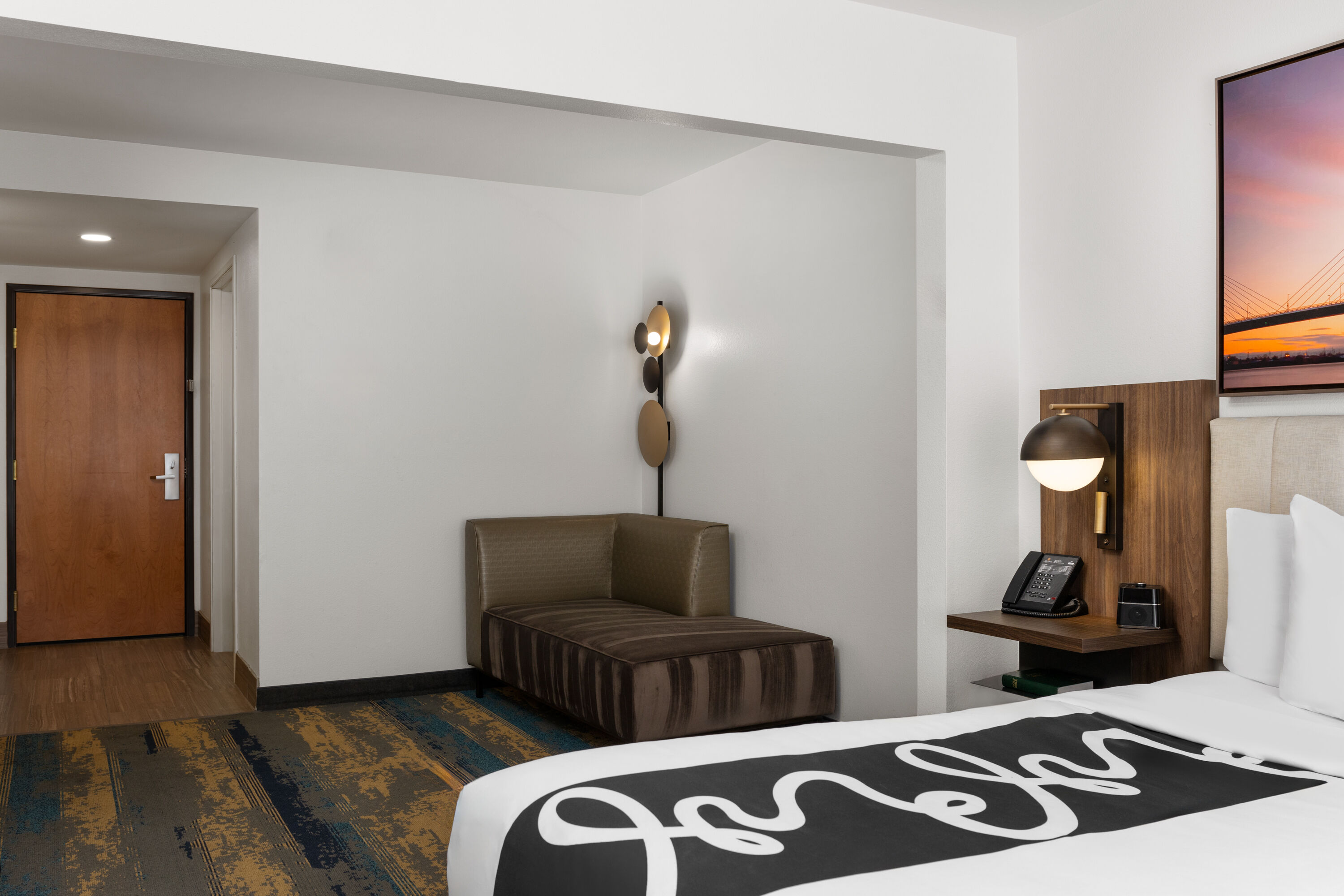 Guest room at the La Quinta Inn & Suites by Wyndham Kennewick in Kennewick, Washington