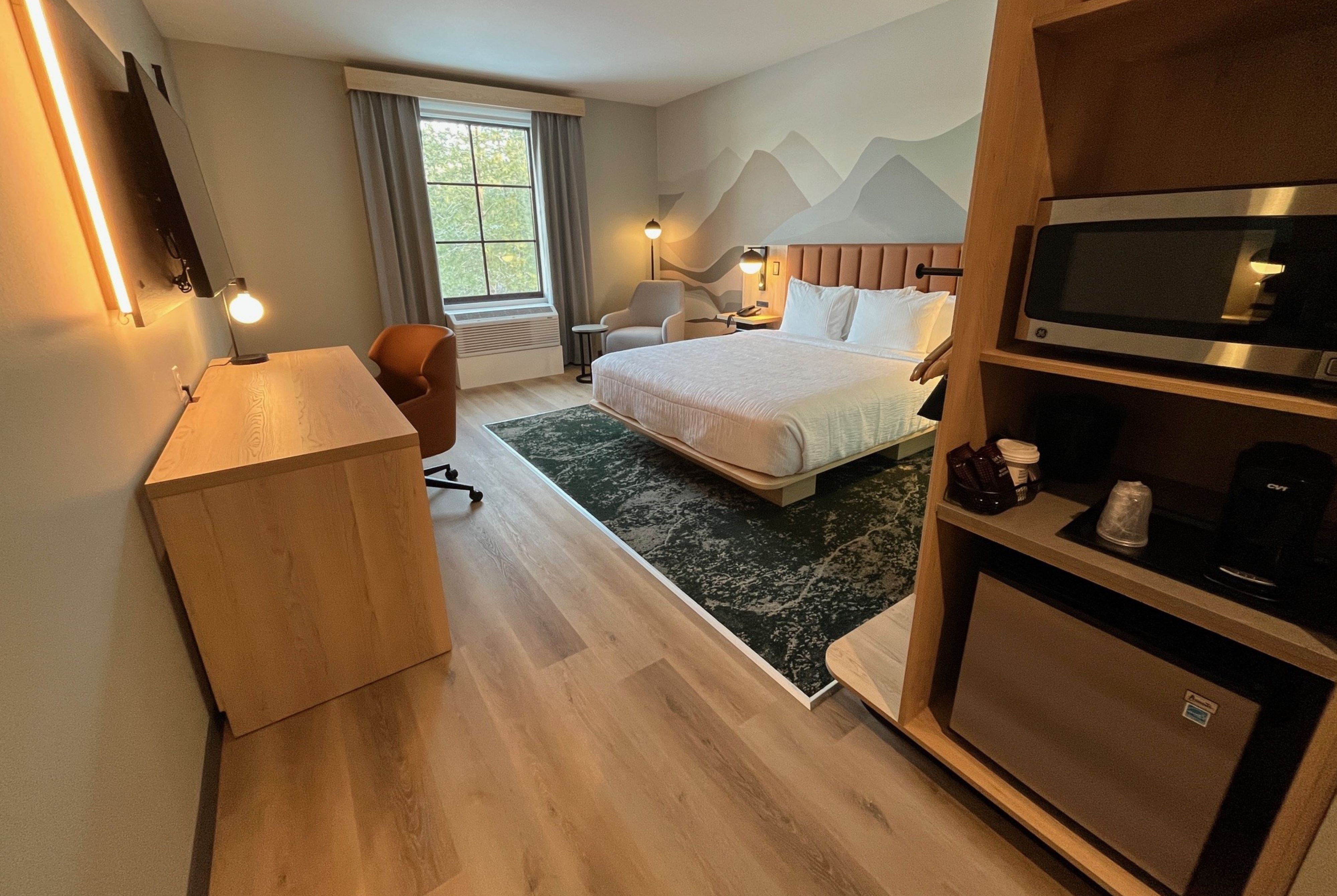 Guest room at the La Quinta Inn and Suites by Wyndham Leavenworth in Leavenworth, Washington