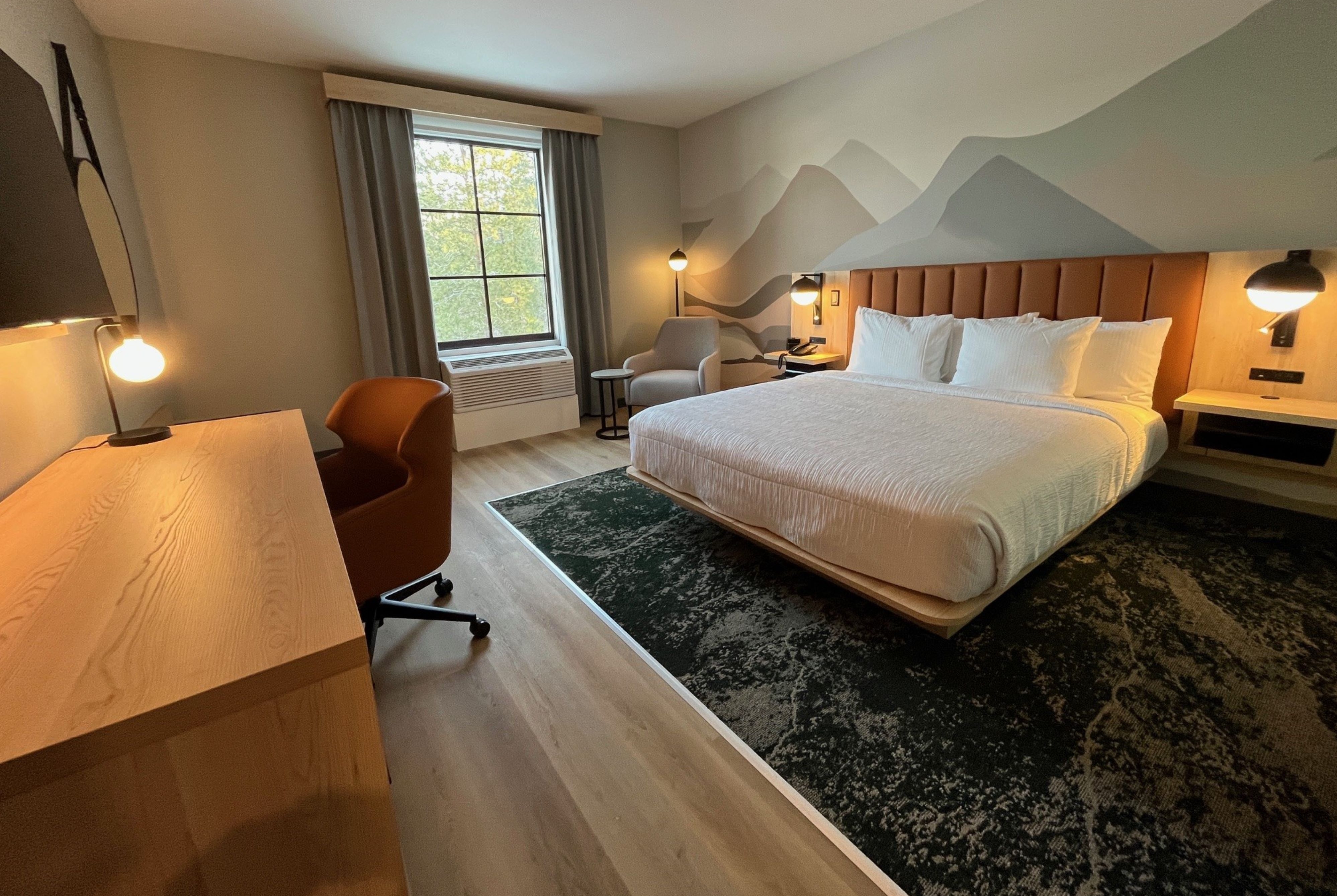 Guest room at the La Quinta Inn and Suites by Wyndham Leavenworth in Leavenworth, Washington