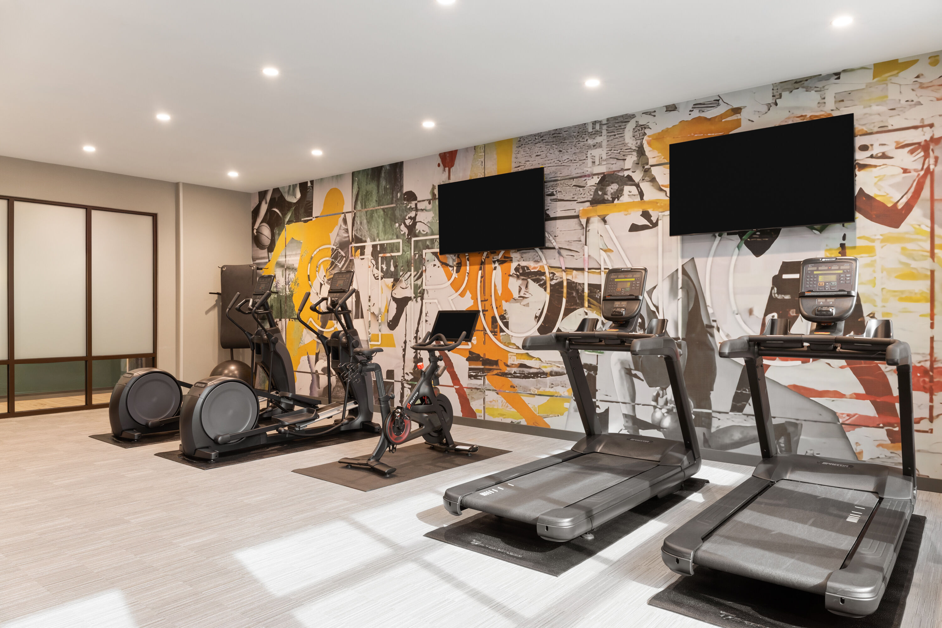 Fitness room at La Quinta Inn and Suites by Wyndham Leavenworth in Leavenworth, Washington