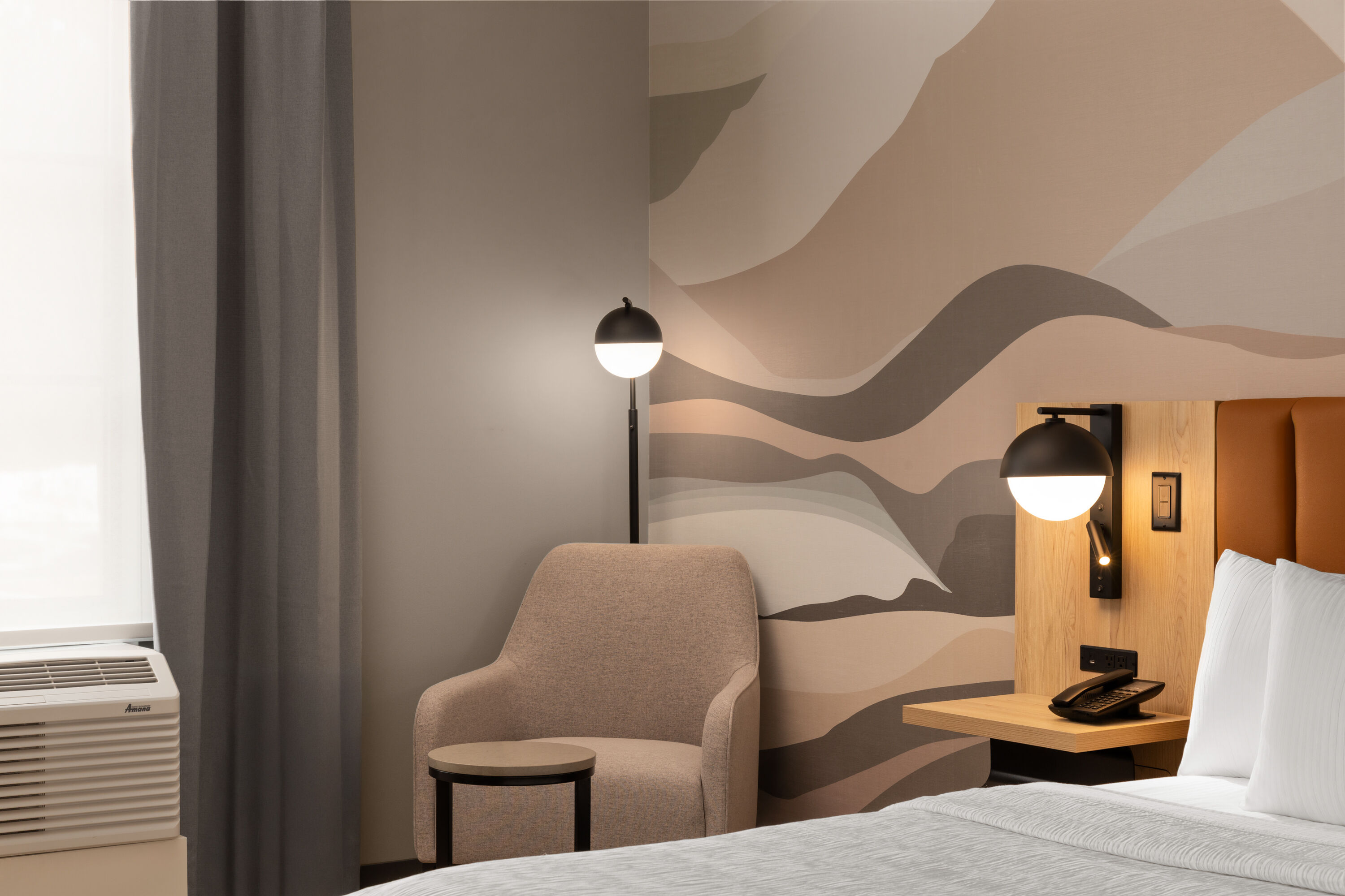 Guest room at the La Quinta Inn and Suites by Wyndham Leavenworth in Leavenworth, Washington