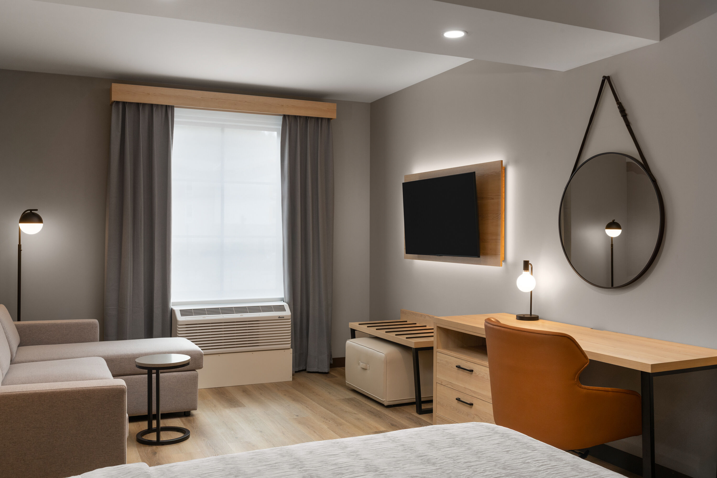 Guest room at the La Quinta Inn and Suites by Wyndham Leavenworth in Leavenworth, Washington