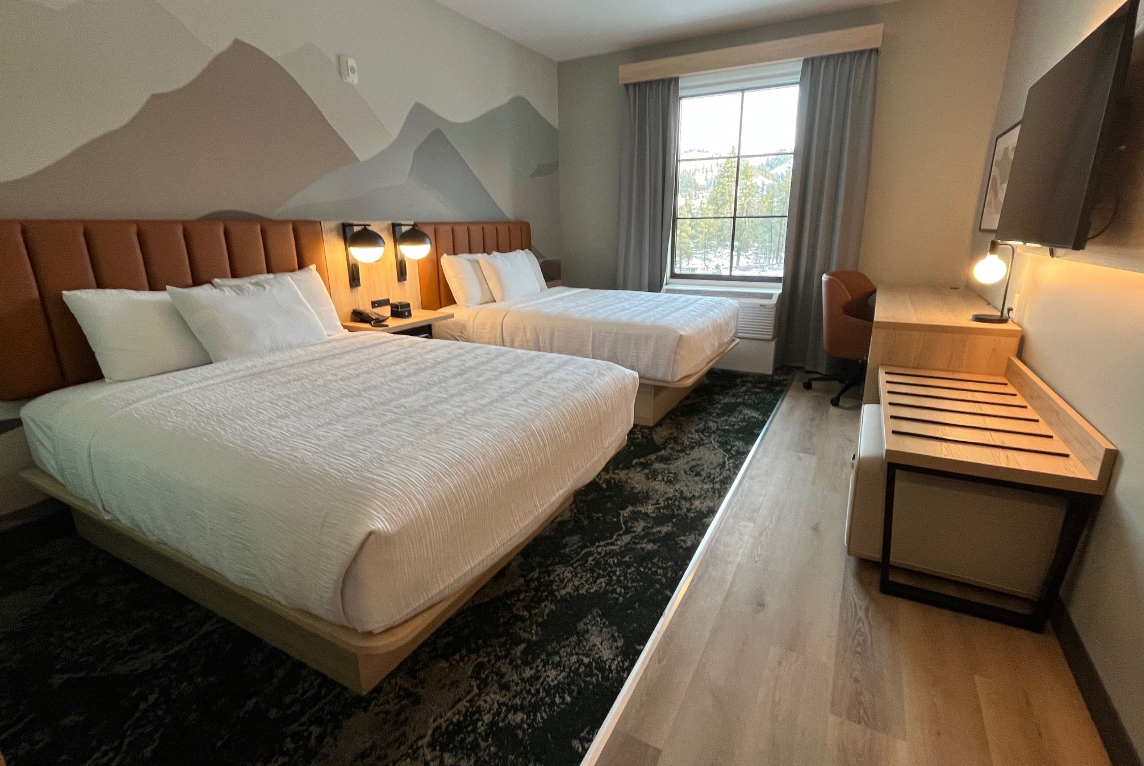 Guest room at the La Quinta Inn and Suites by Wyndham Leavenworth in Leavenworth, Washington