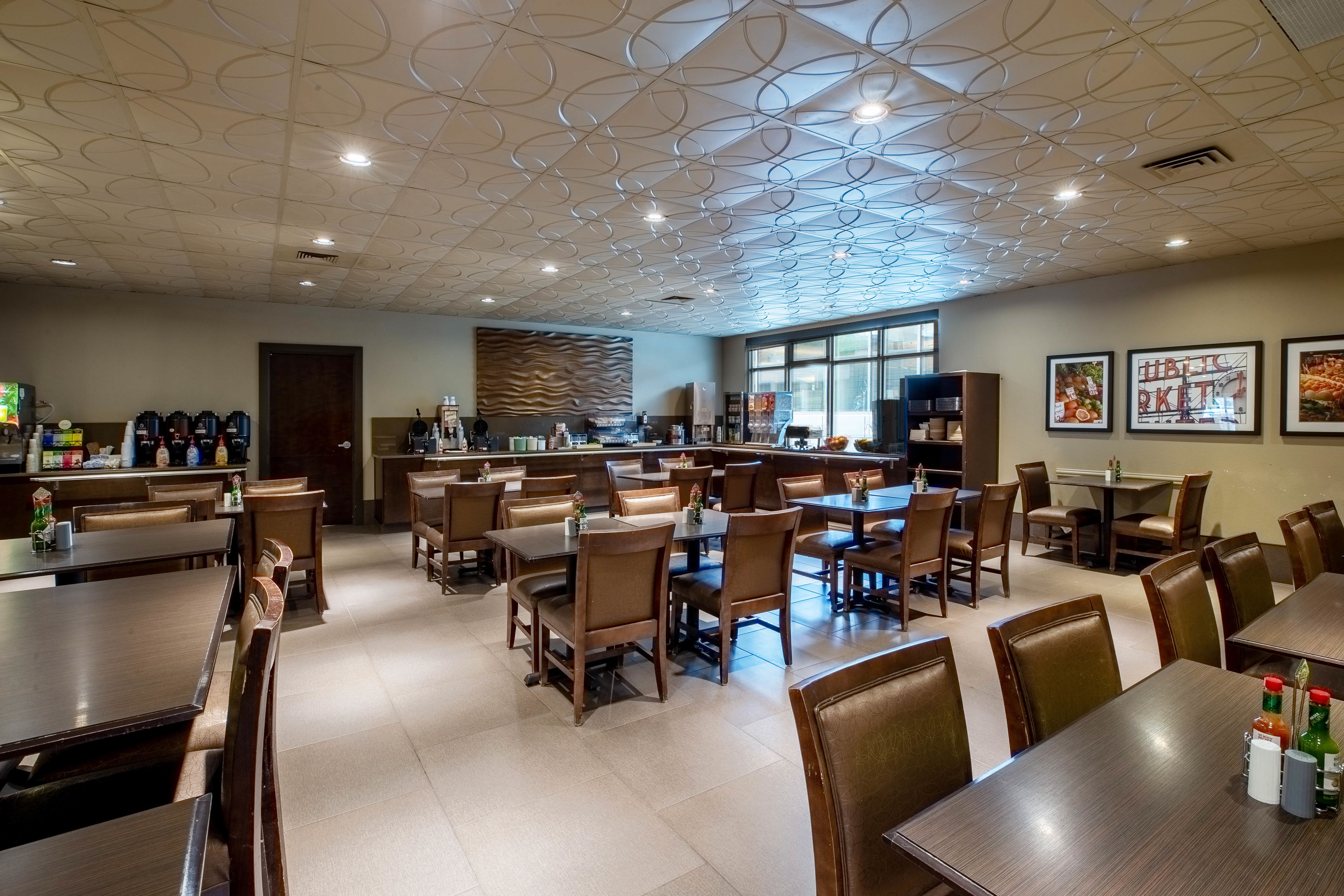 Free breakfast at La Quinta Inn & Suites by Wyndham Seattle Downtown in Seattle, Washington