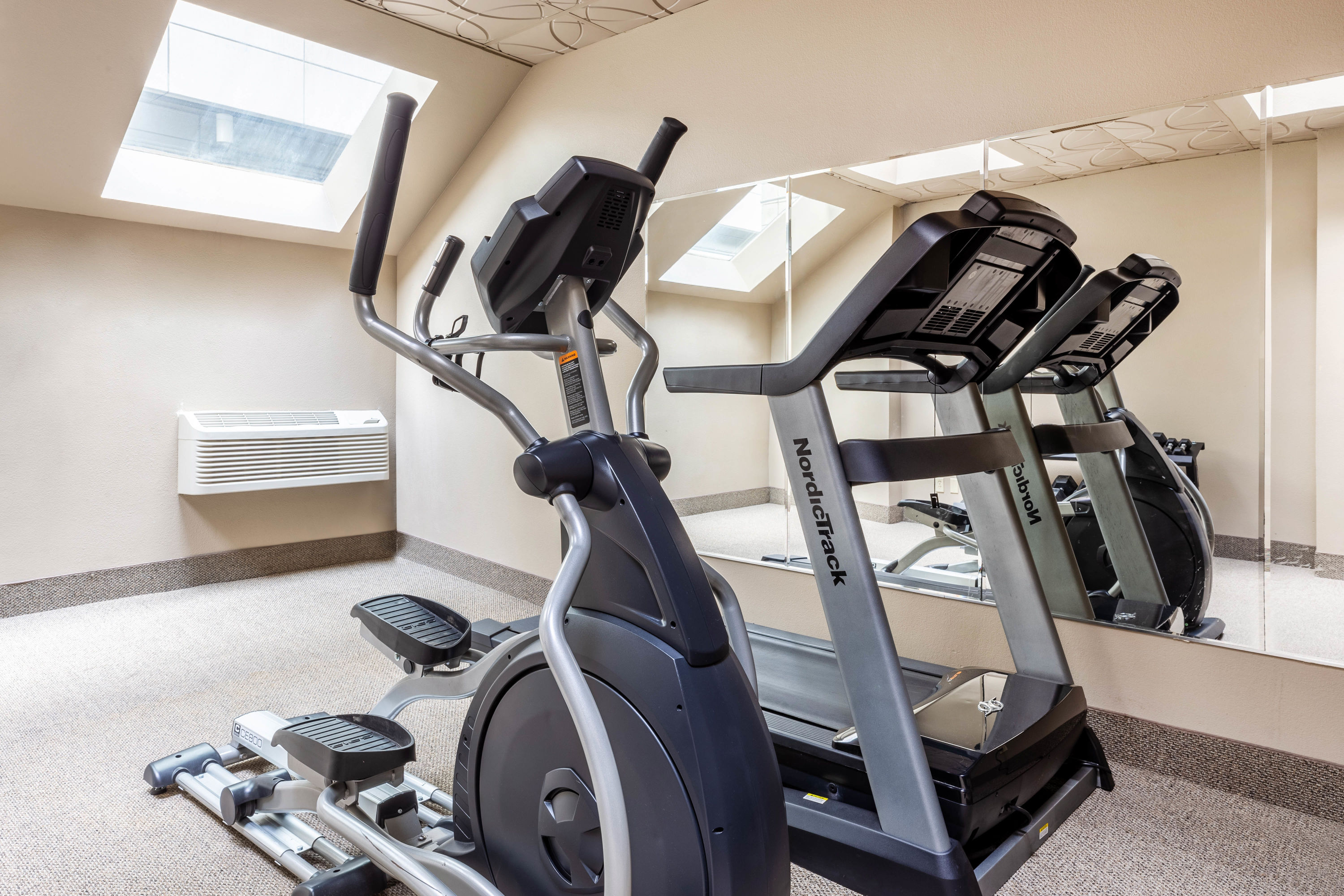 Fitness room at La Quinta Inn & Suites by Wyndham Seattle Downtown in Seattle, Washington