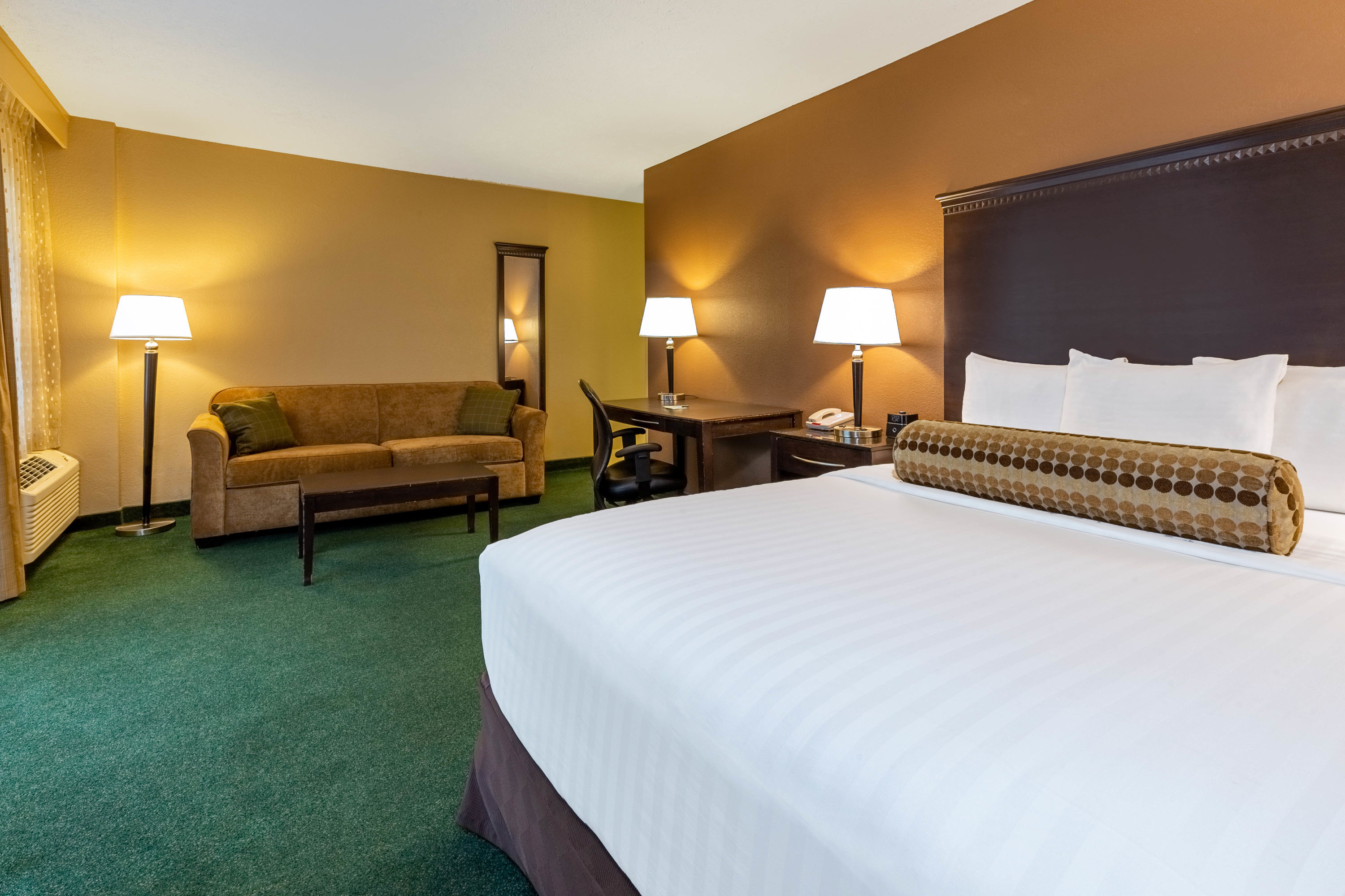 Guest room at the La Quinta Inn & Suites by Wyndham Seattle Downtown in Seattle, Washington