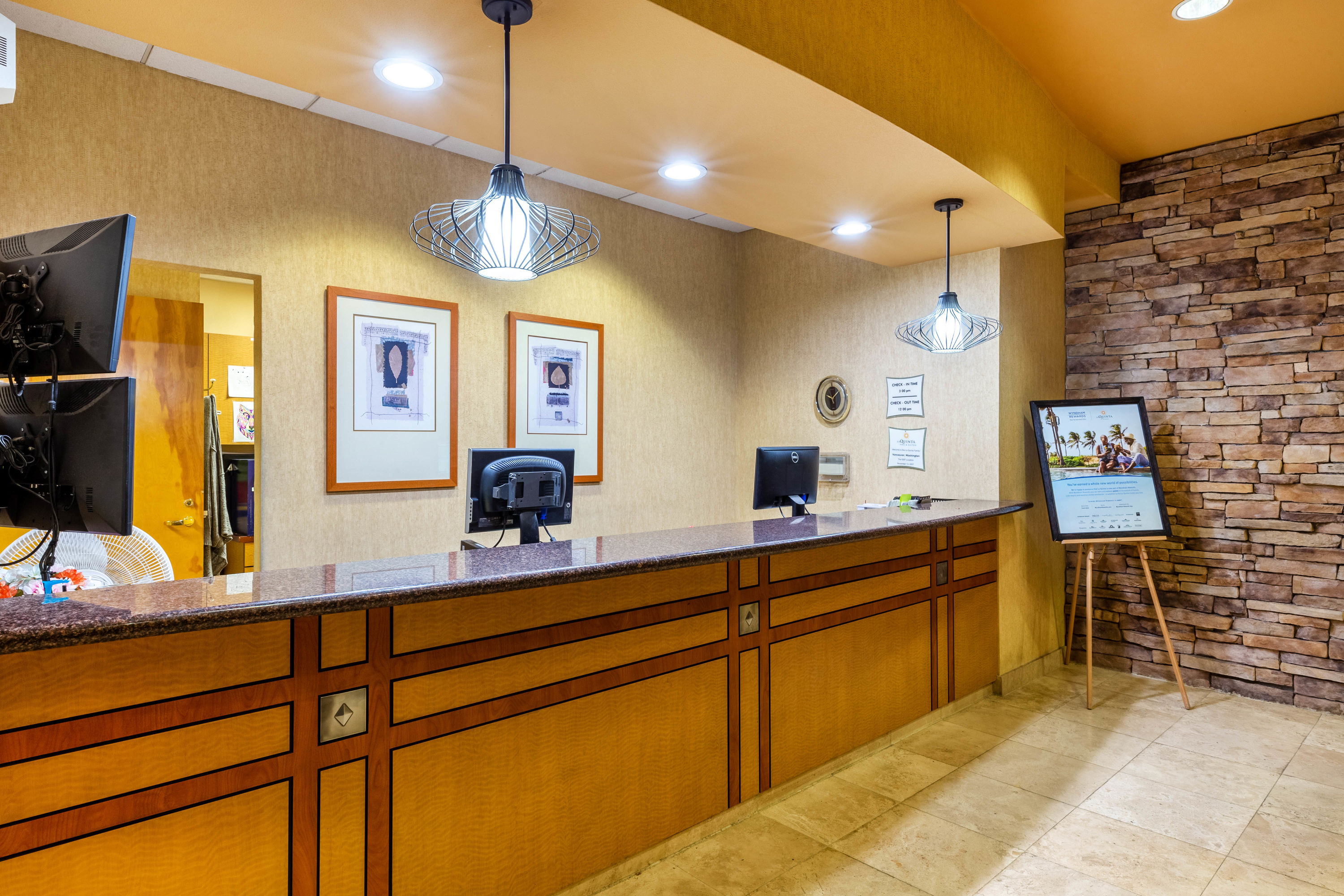 La Quinta Inn & Suites by Wyndham Vancouver reception in Vancouver, Washington
