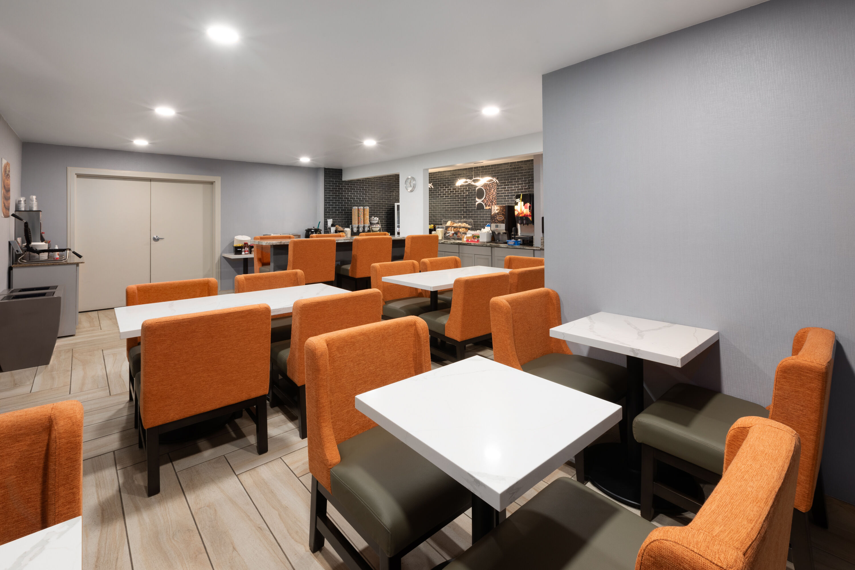 Free breakfast at La Quinta Inn by Wyndham Sheboygan in Sheboygan, Wisconsin