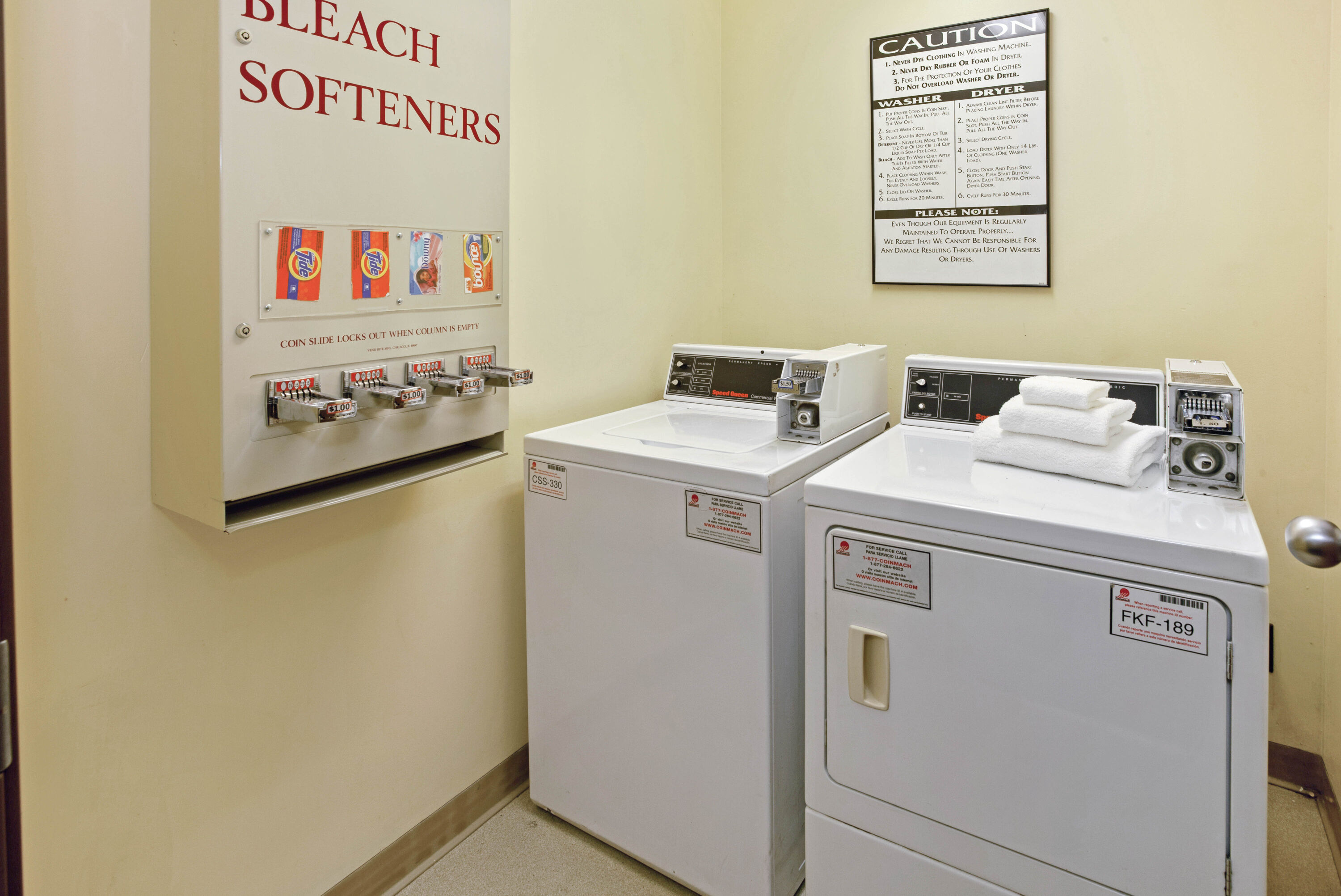 Laundry facilities at La Quinta Inn & Suites by Wyndham Stevens Point in Stevens Point, Wisconsin