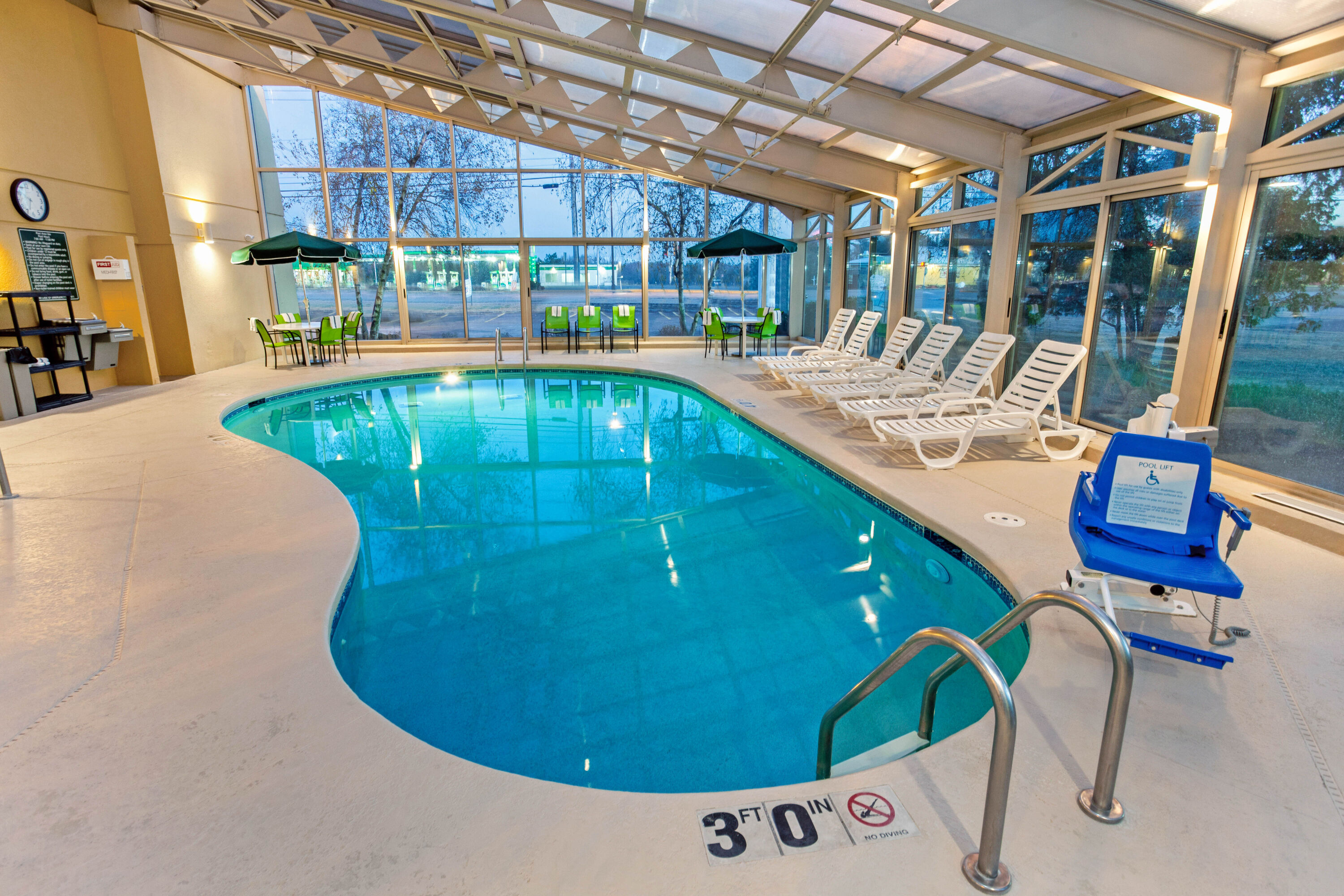 Pool at the La Quinta Inn & Suites by Wyndham Stevens Point in Stevens Point, Wisconsin