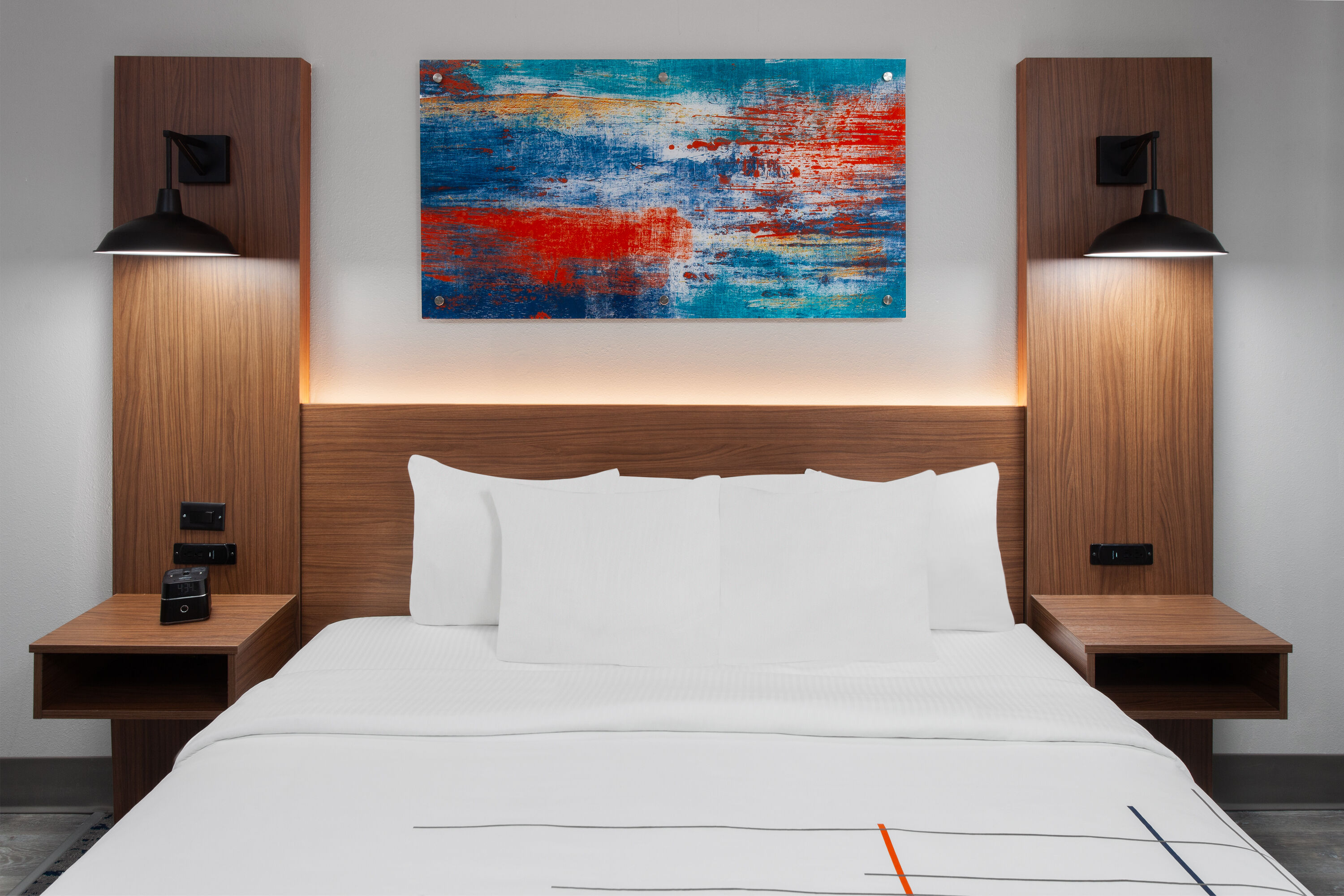 Guest room at the La Quinta Inn by Wyndham Wausau in Wausau, Wisconsin