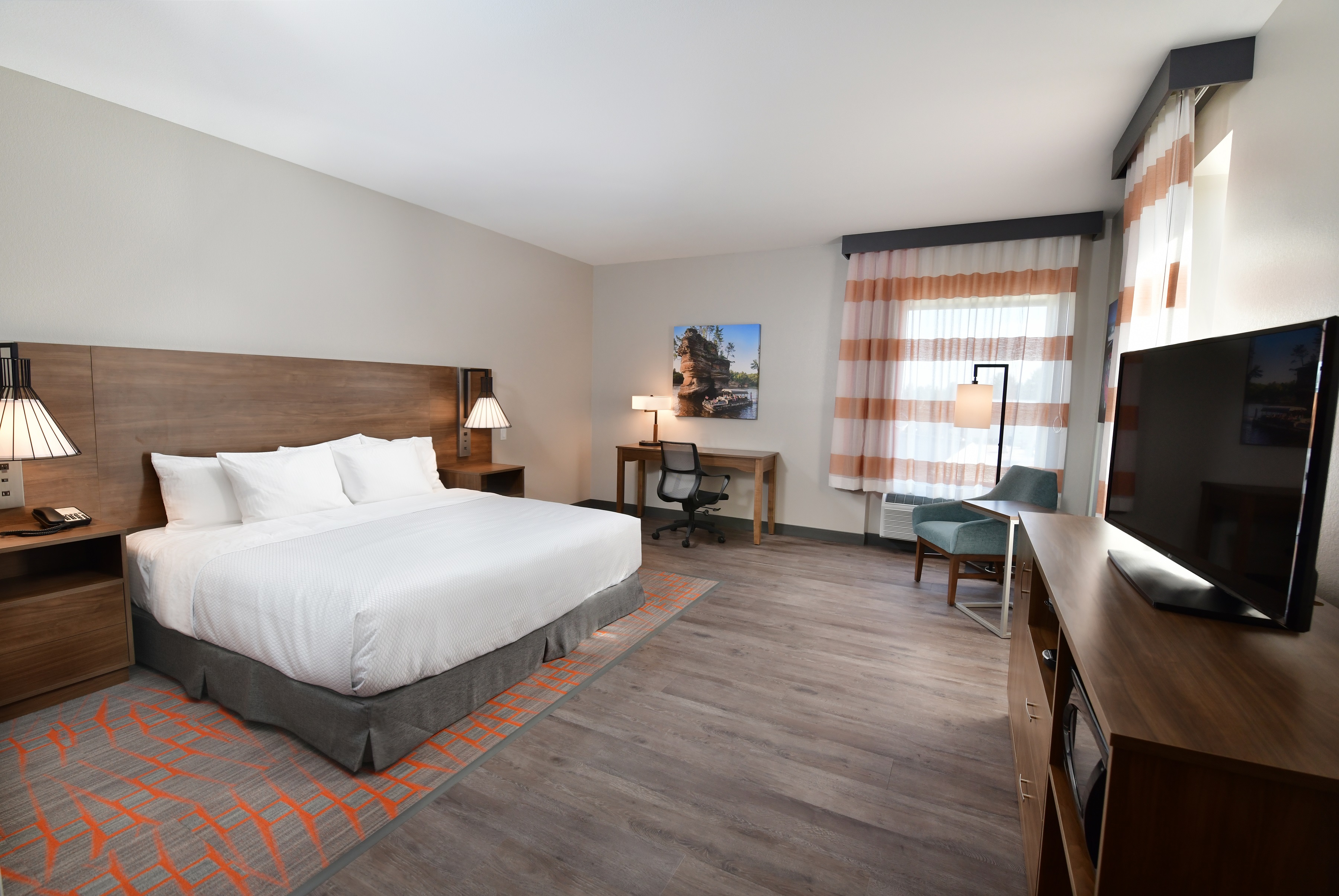 Guest room at the La Quinta Inn & Ste by Wyndham Wisconsin Dells- Lake Delton in Wisconsin Dells, Wisconsin