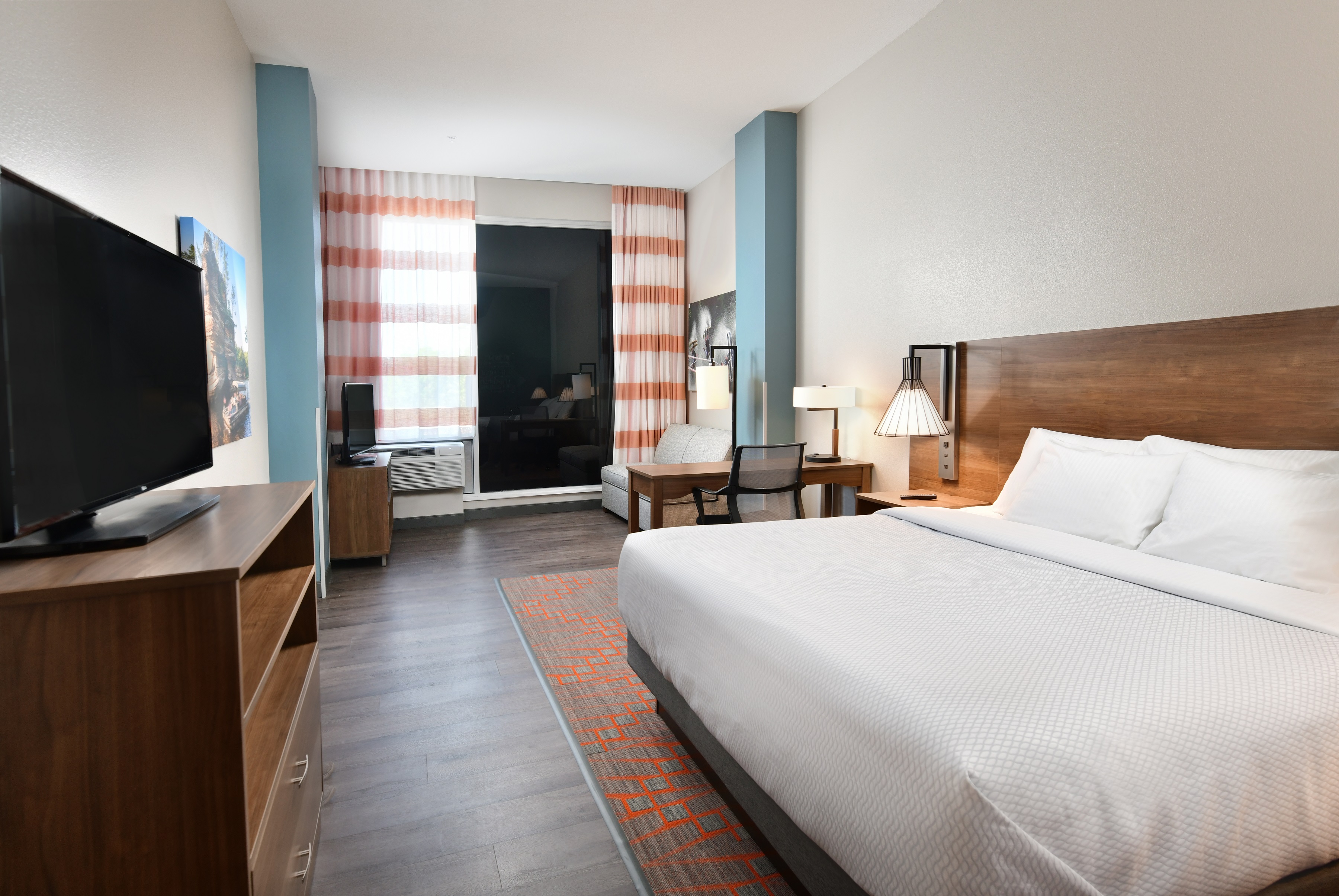 Guest room at the La Quinta Inn & Ste by Wyndham Wisconsin Dells- Lake Delton in Wisconsin Dells, Wisconsin