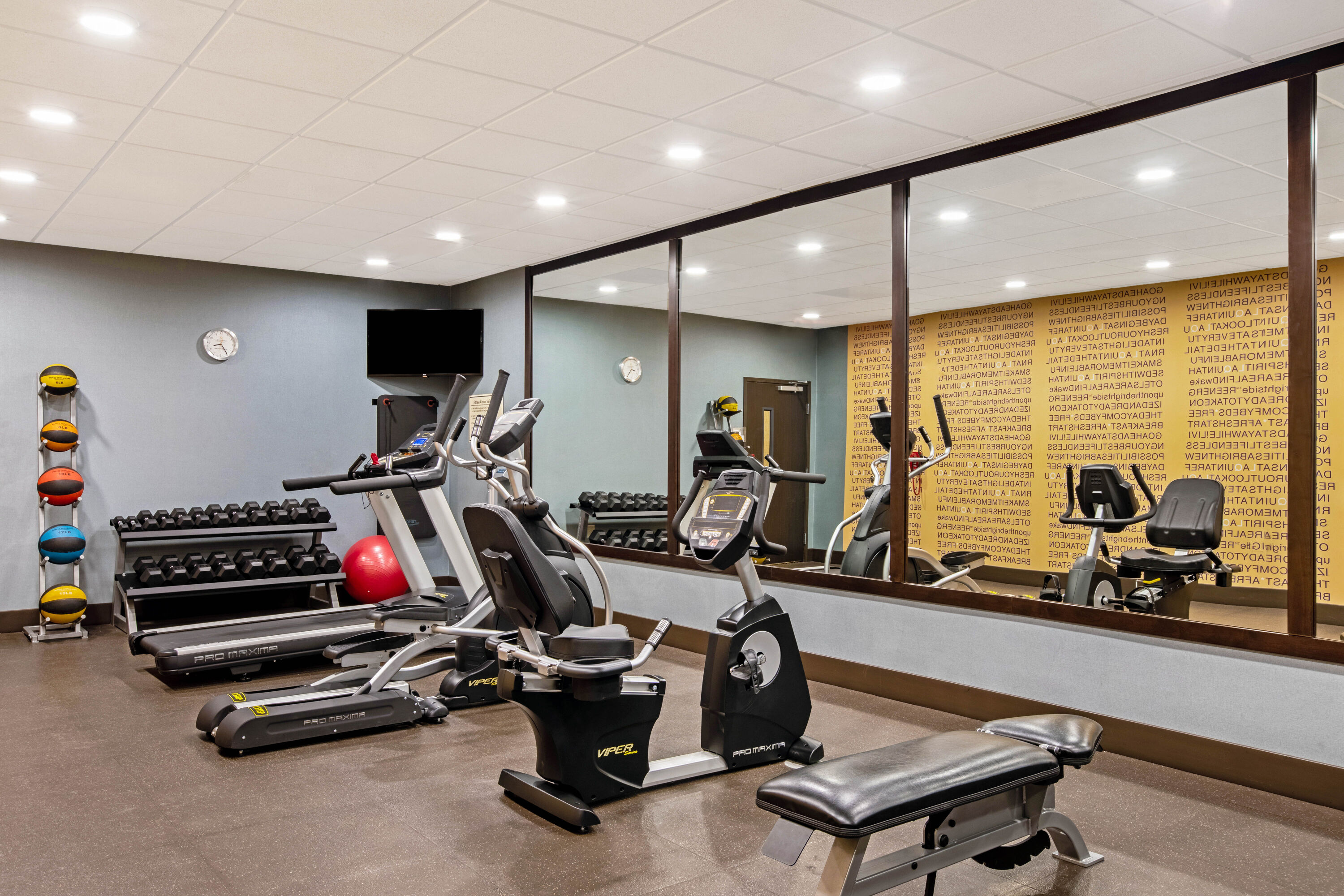 Fitness room at La Quinta Inn & Suites by Wyndham Gillette in Gillette, Wyoming