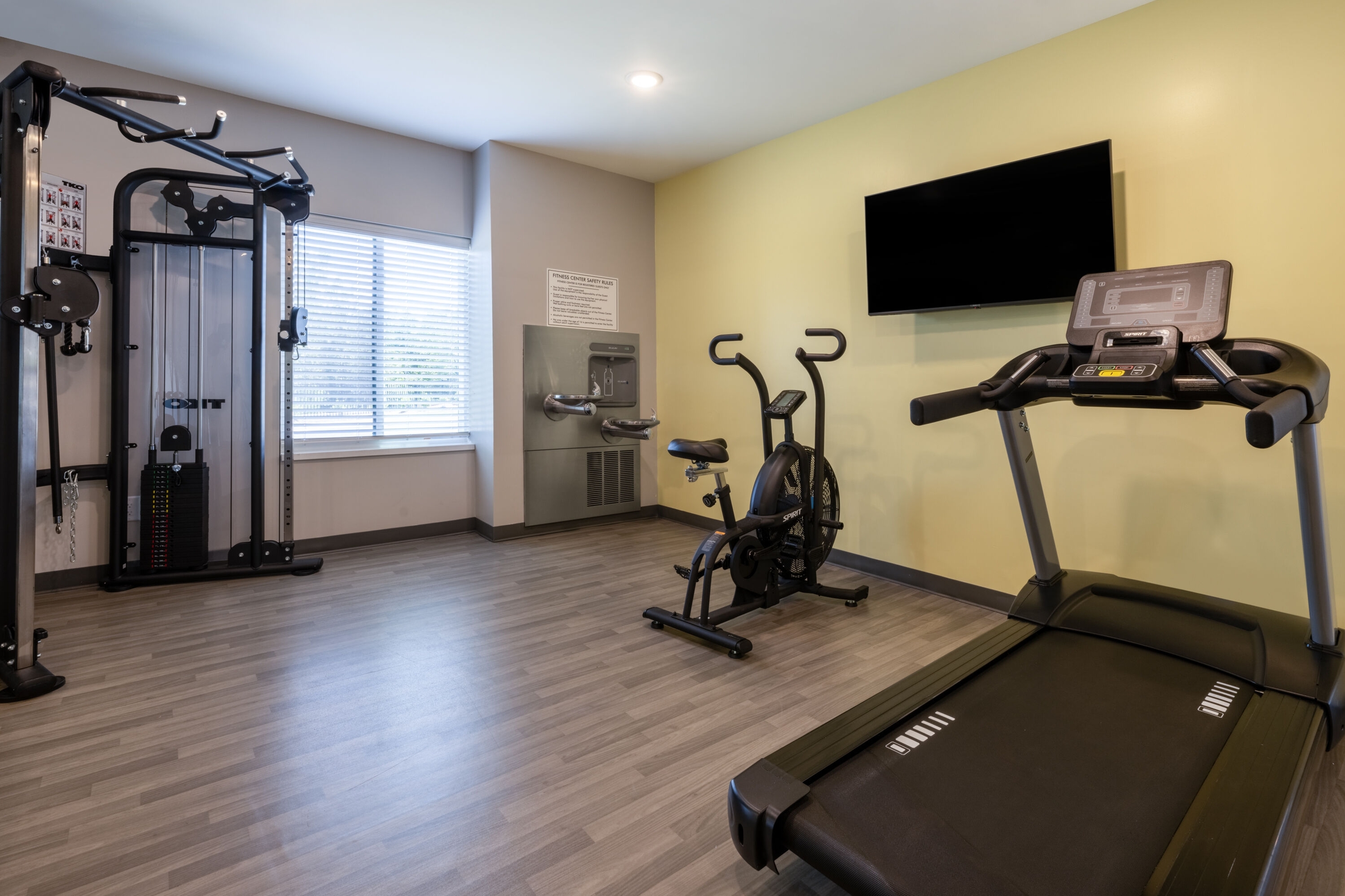 Fitness room at ECHO Suites Phoenix-Chandler - Opening Late 2026 in Chandler, Arizona