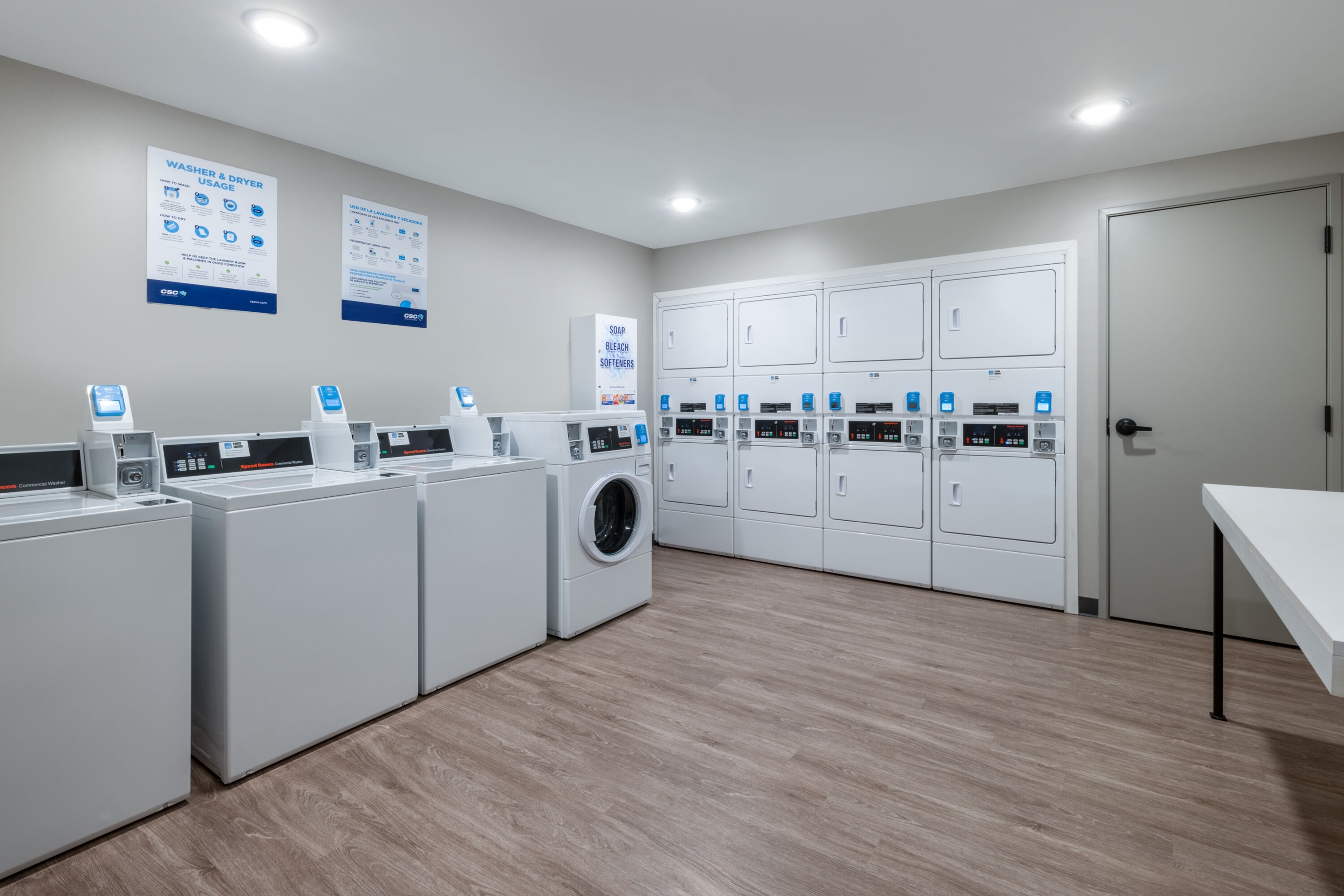 Laundry facilities at ECHO Suites Phoenix-Chandler - Opening Late 2026 in Chandler, Arizona