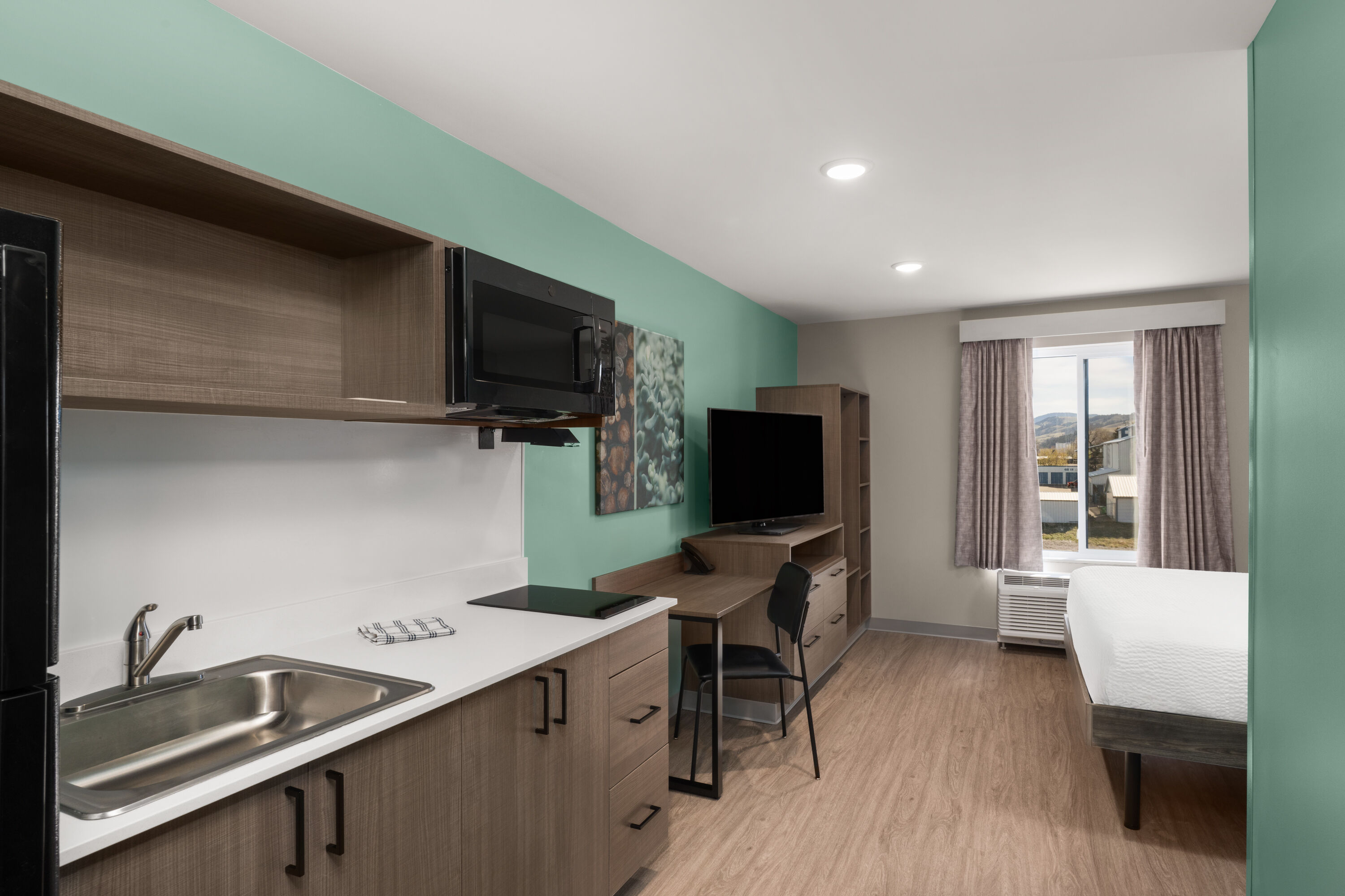 ECHO Suites Extended Stay by Wyndham Bozeman suite in Bozeman, Montana