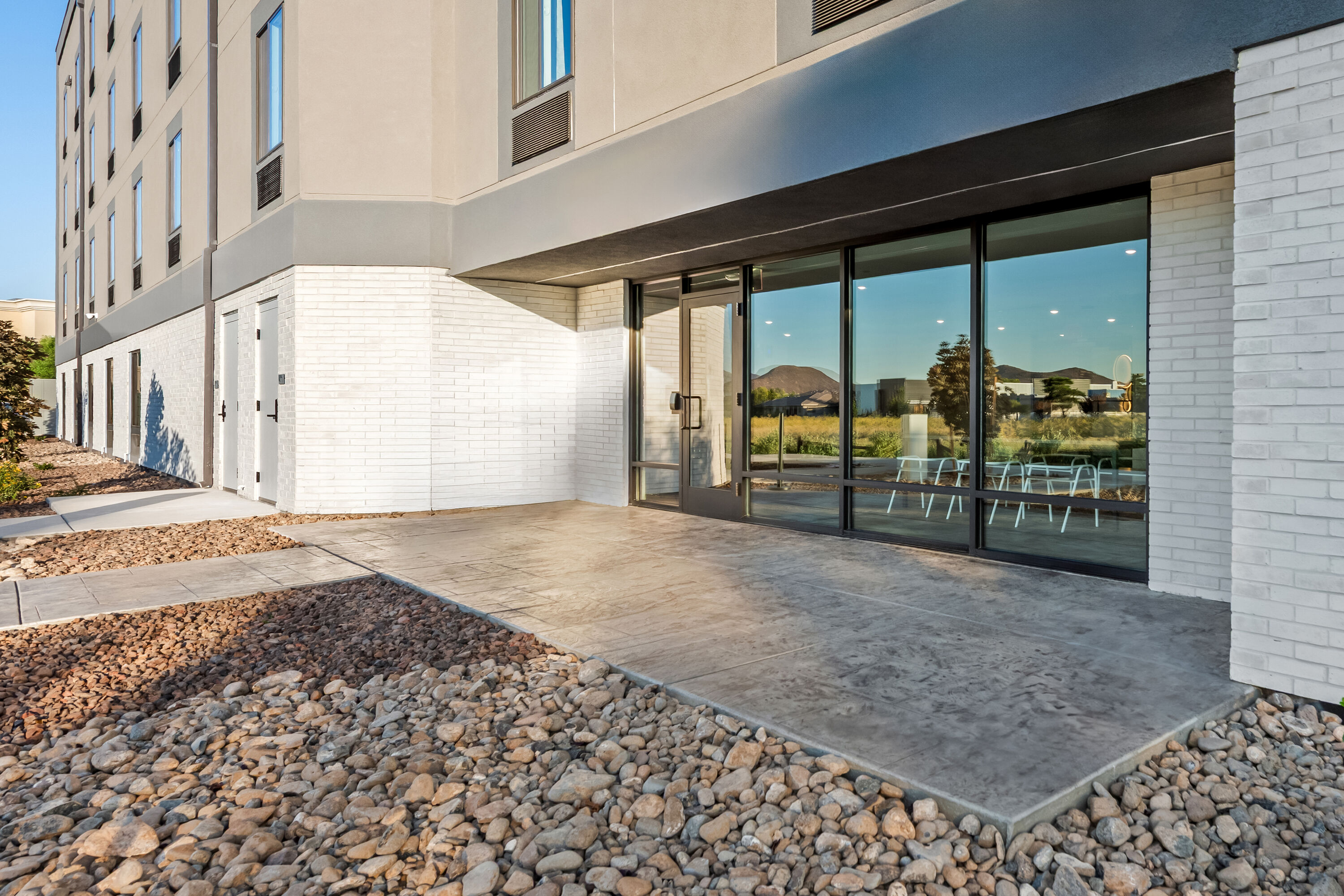 Bar patio at ECHO Suites Extended Stay by Wyndham Reno in Reno, Nevada