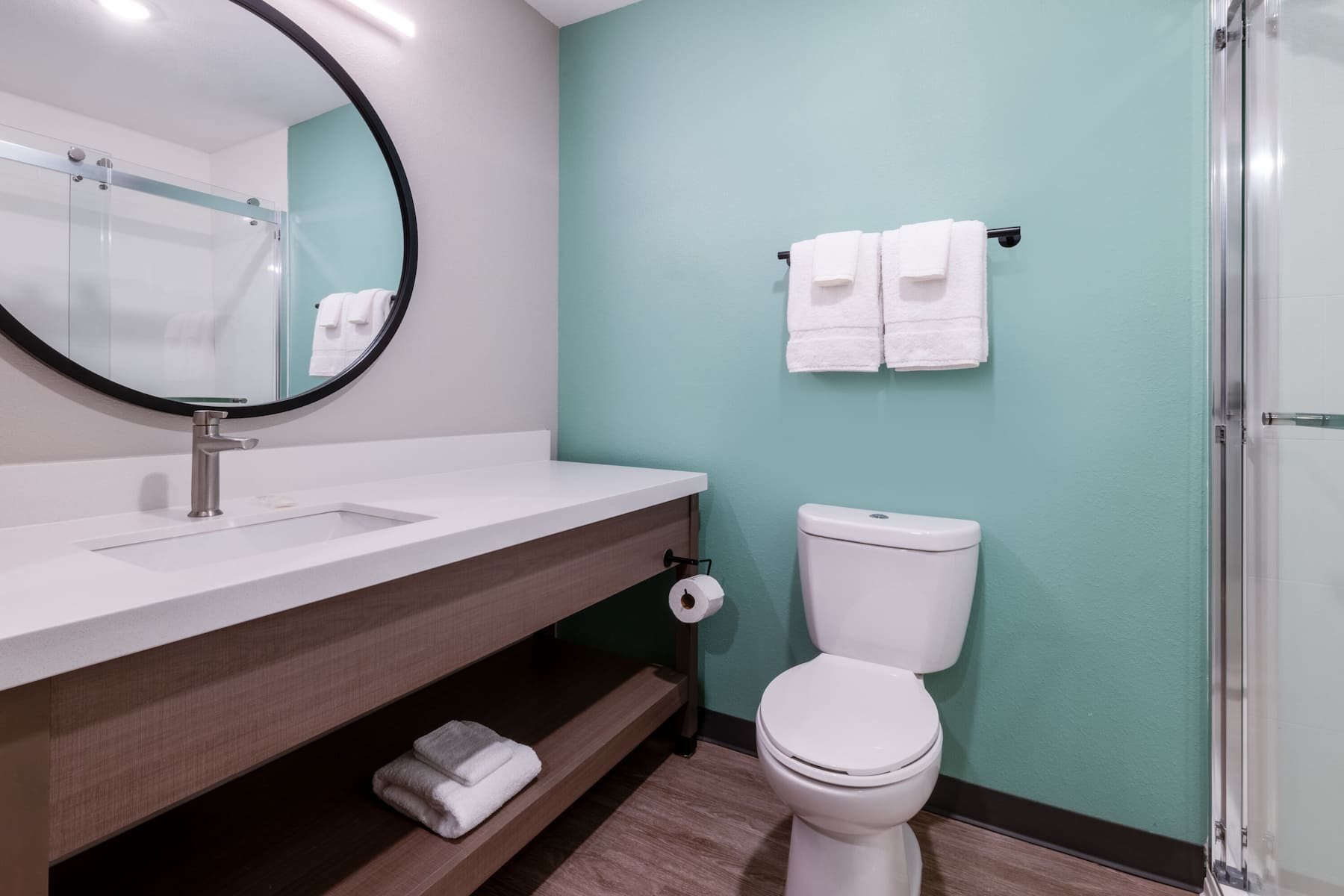 Guest room at the ECHO Suites Extended Stay by Wyndham Nashville/ Gallatin in Gallatin, Tennessee