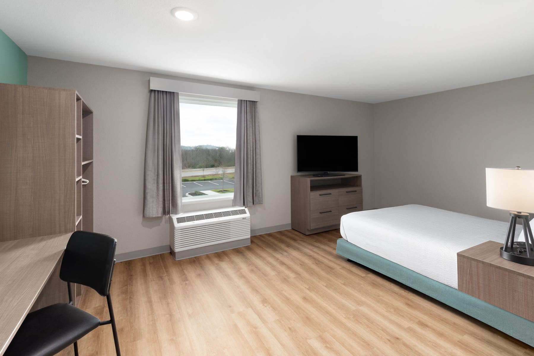 Guest room at the ECHO Suites Extended Stay by Wyndham Nashville/ Gallatin in Gallatin, Tennessee