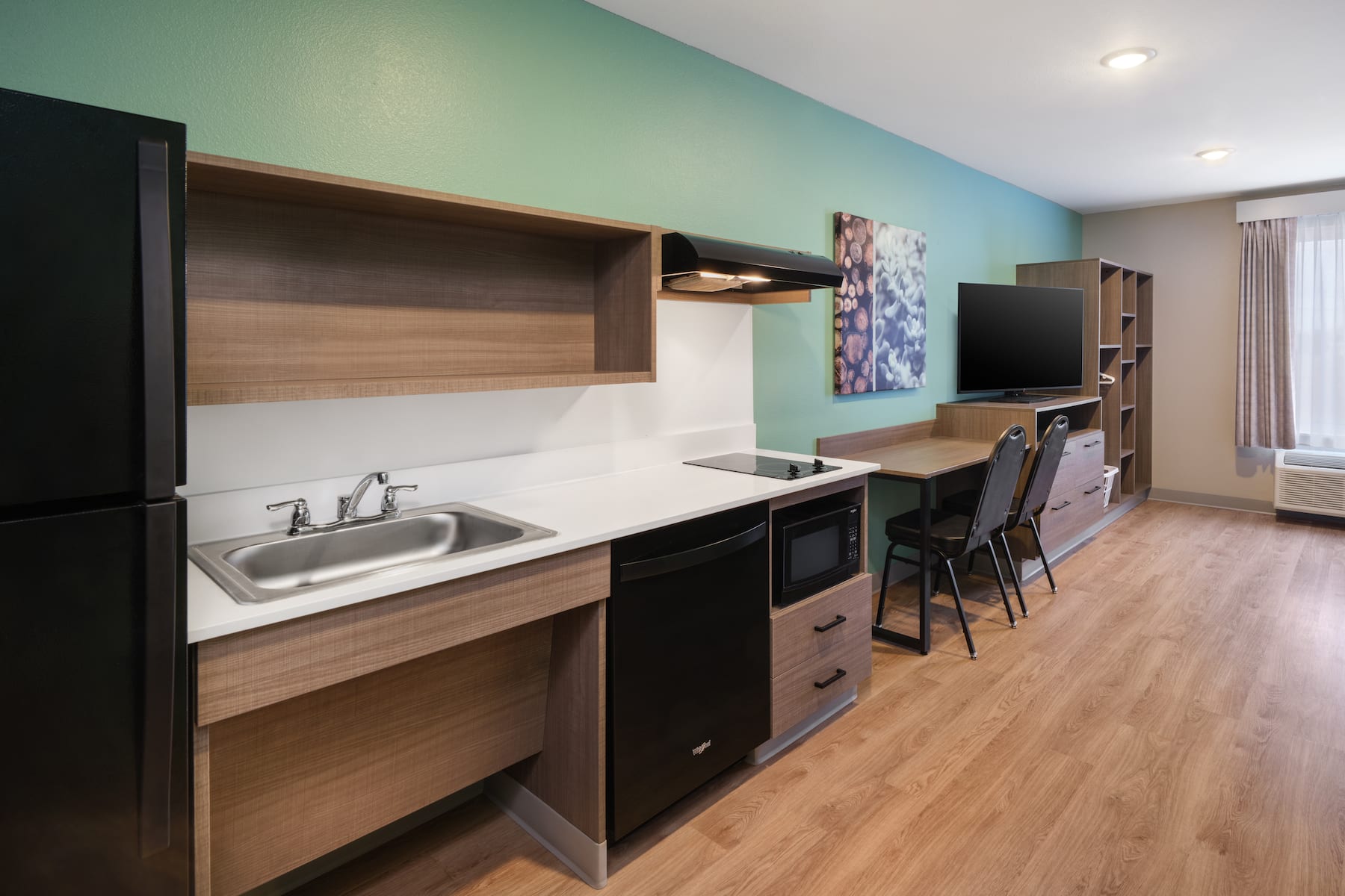 Guest room at the ECHO Suites Extended Stay by Wyndham Nashville/ Gallatin in Gallatin, Tennessee