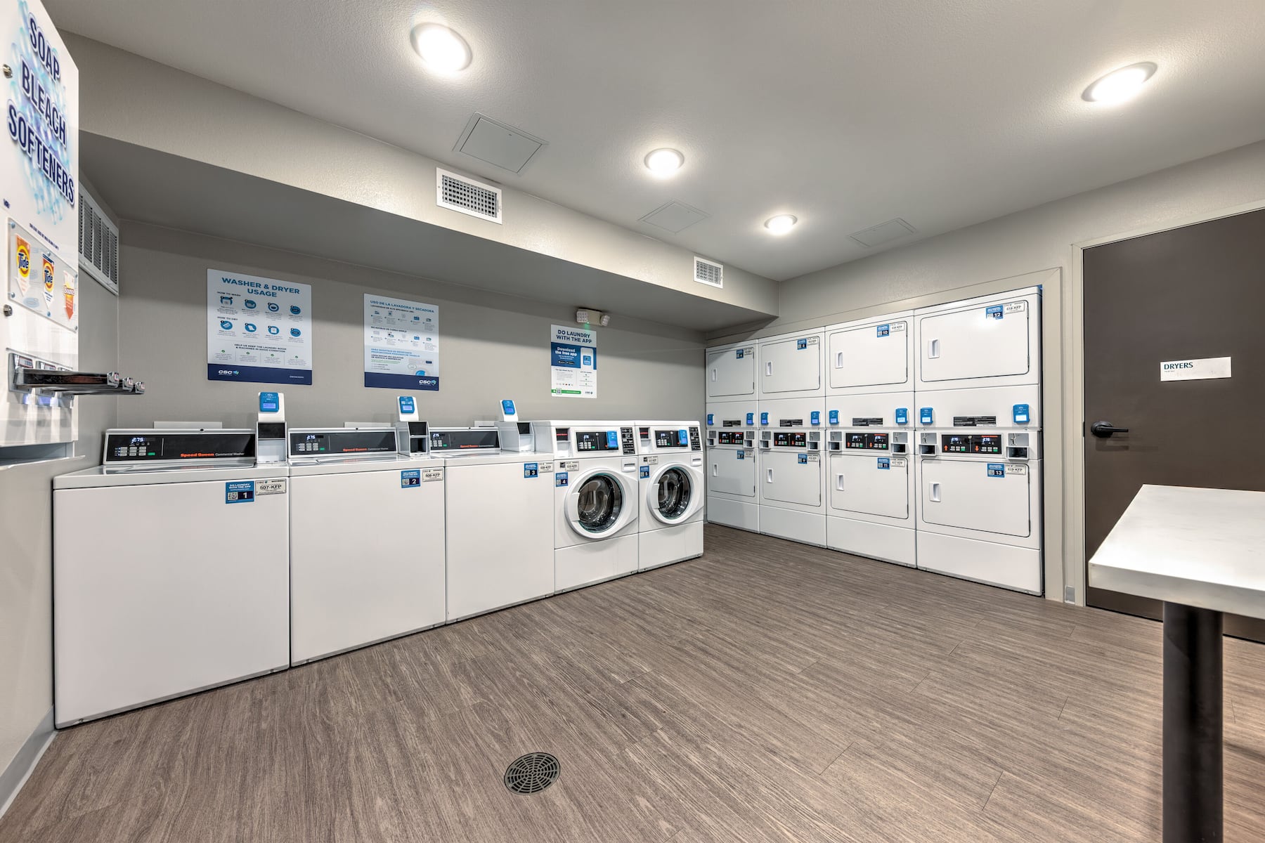 Laundry facilities at ECHO Suites Extended Stay by Wyndham Dallas Plano/Richardson in Plano, Texas