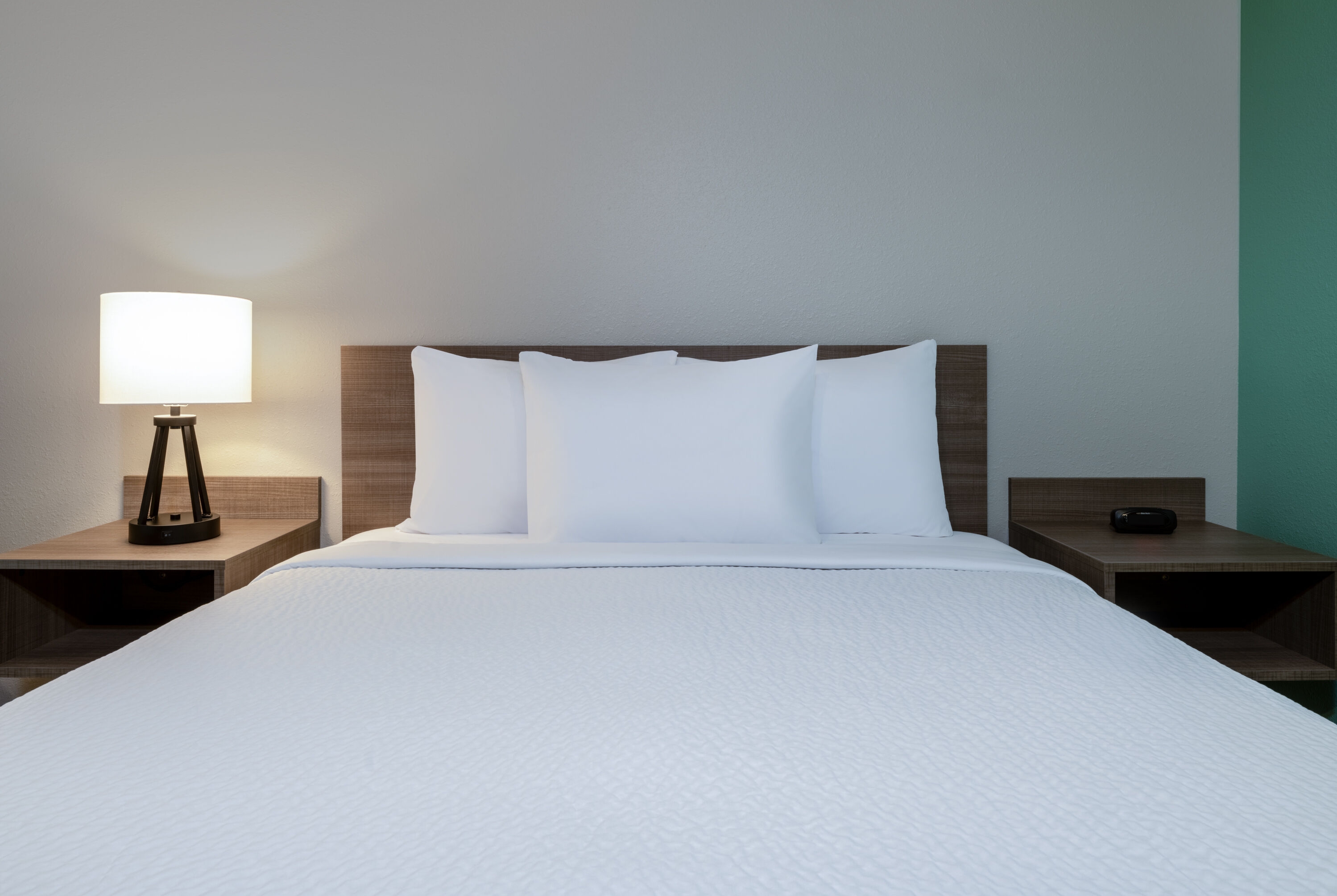Guest room at the ECHO Suites Extended Stay by Wyndham Austin Round Rock in Round Rock, Texas