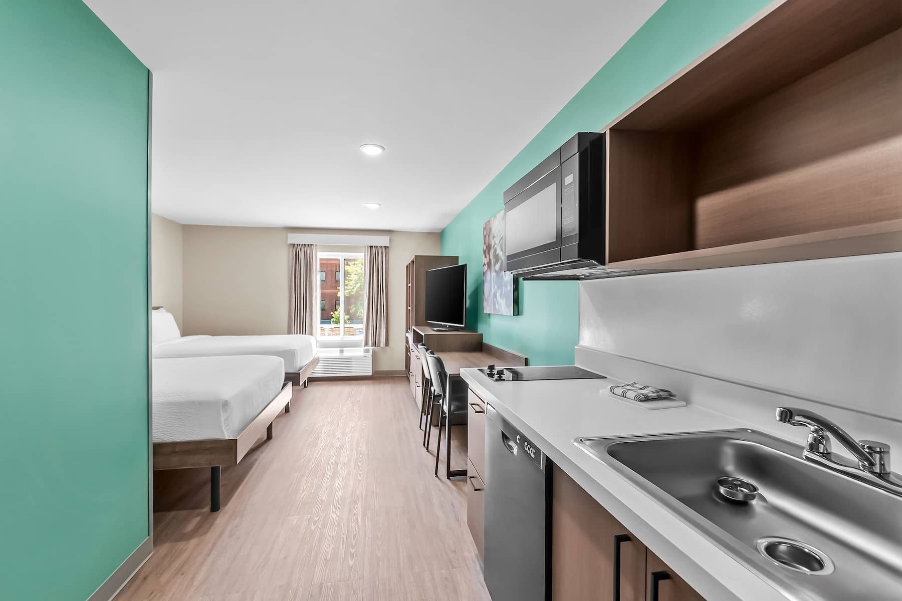 ECHO Suites Extended Stay by Wyndham Sterling suite in Sterling, Virginia