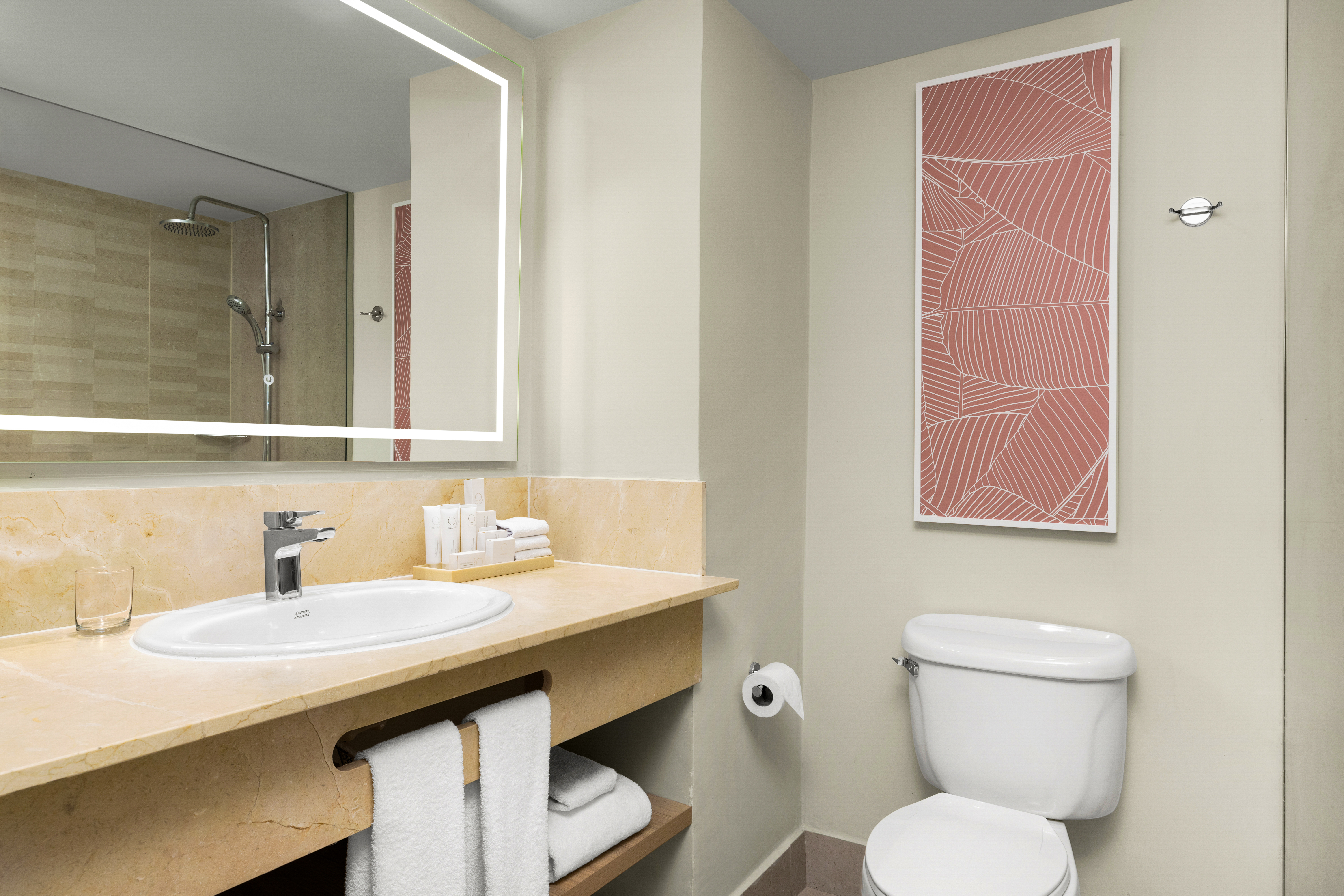 Guest room bath at the Wyndham Alltra Punta Cana All Inclusive Resort in Punta Cana, Other than US/Canada