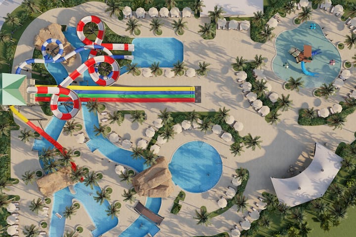 Waterslide at the Wyndham Alltra Punta Cana All Inclusive Resort in Punta Cana, Other than US/Canada