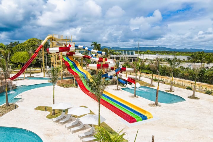 Waterslide at the Wyndham Alltra Punta Cana All Inclusive Resort in Punta Cana, Other than US/Canada
