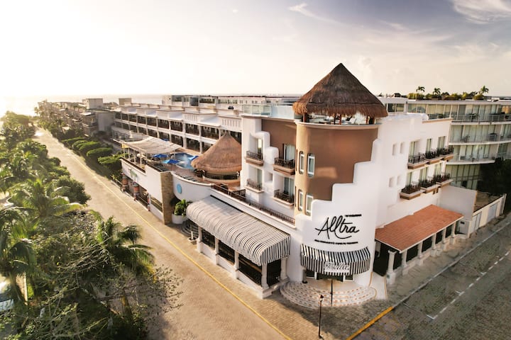 Aerial View of Wyndham Alltra Playa del Carmen Adults Only All Inclusive hotel in Playa del Carmen, Other than US/Canada